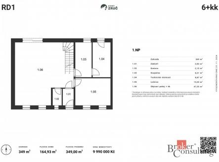 Prodej - dům/vila, 164,93 m²