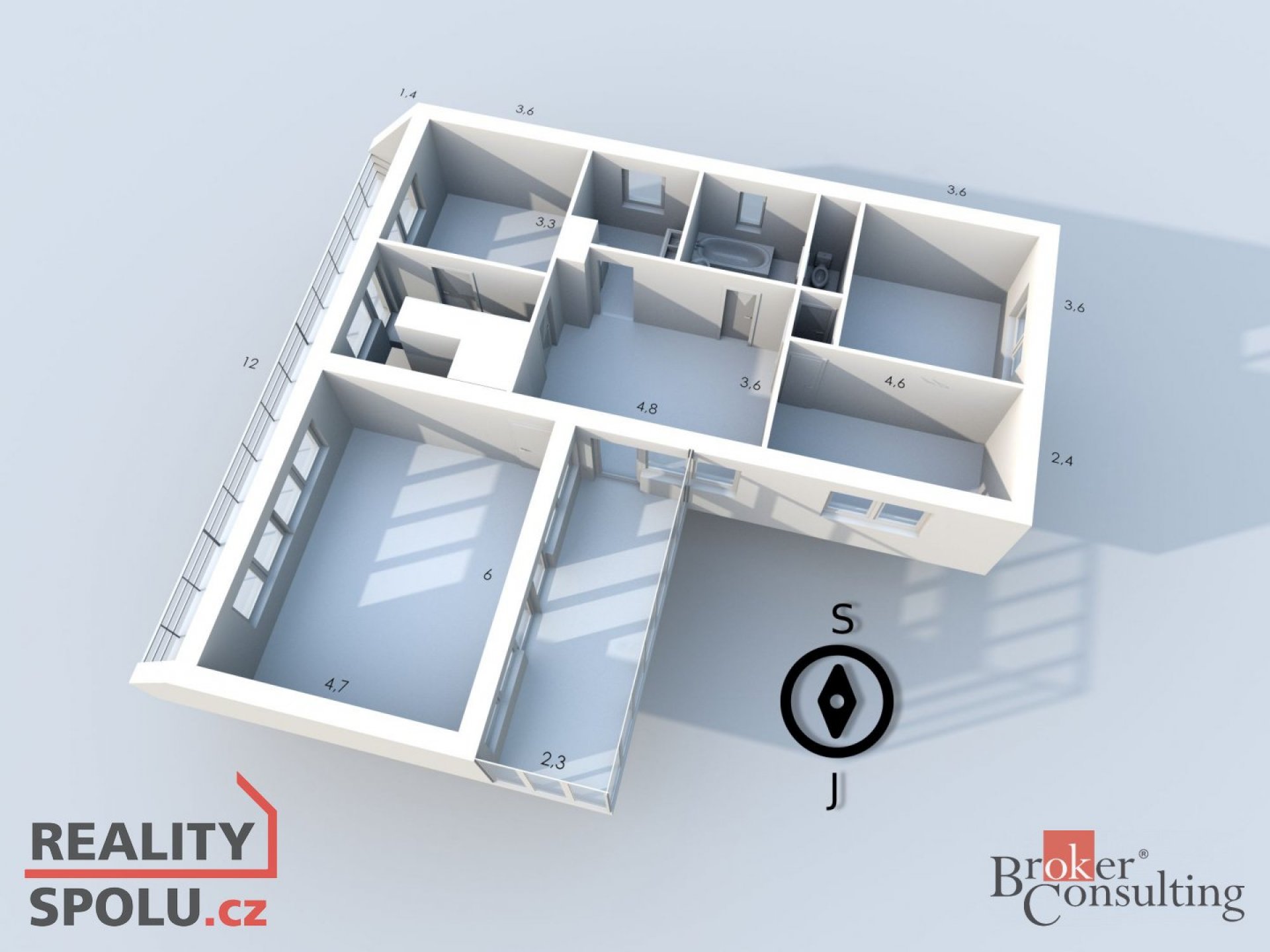 Prodej rodinného domu 5+1, 191 m2, Bruntál, Vysoká 8