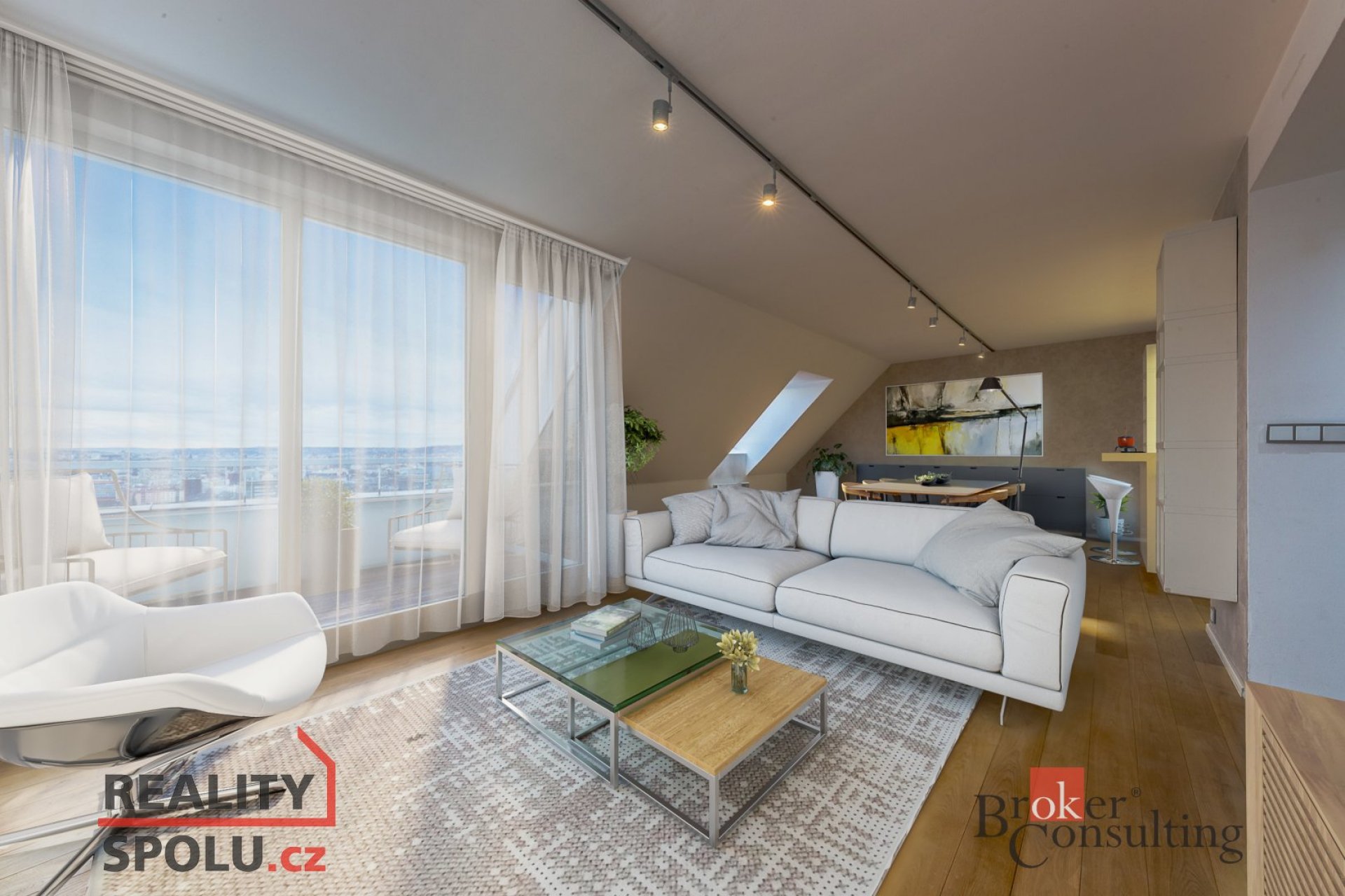 Jedinečný mezonetový byt 185 m2, na Praze 8 – ulice Bublíkova