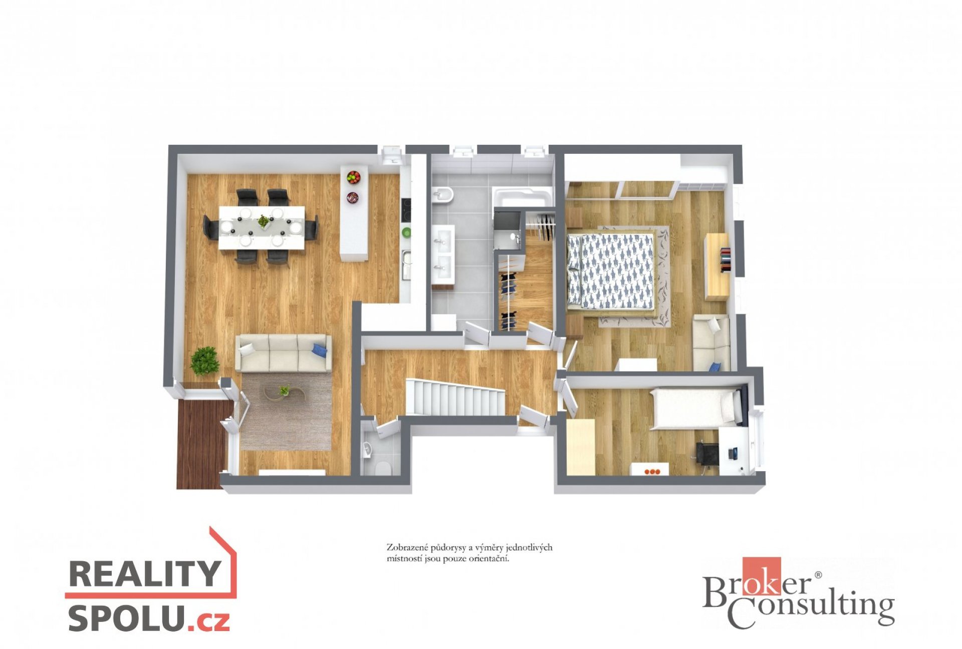 Jedinečný mezonetový byt 185 m2, na Praze 8 – ulice Bublíkova