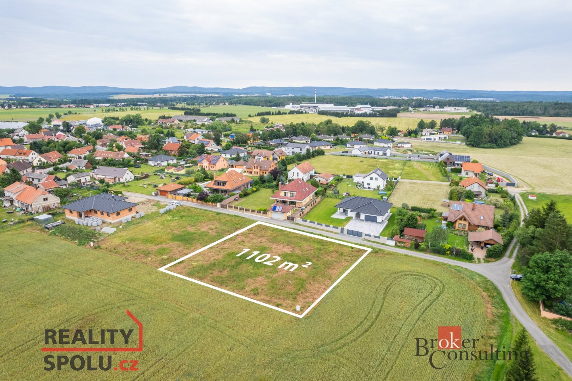 Prodej, pozemky/bydlení, 1102 m2, 26301 Rybníky, Příbram [ID 68535]