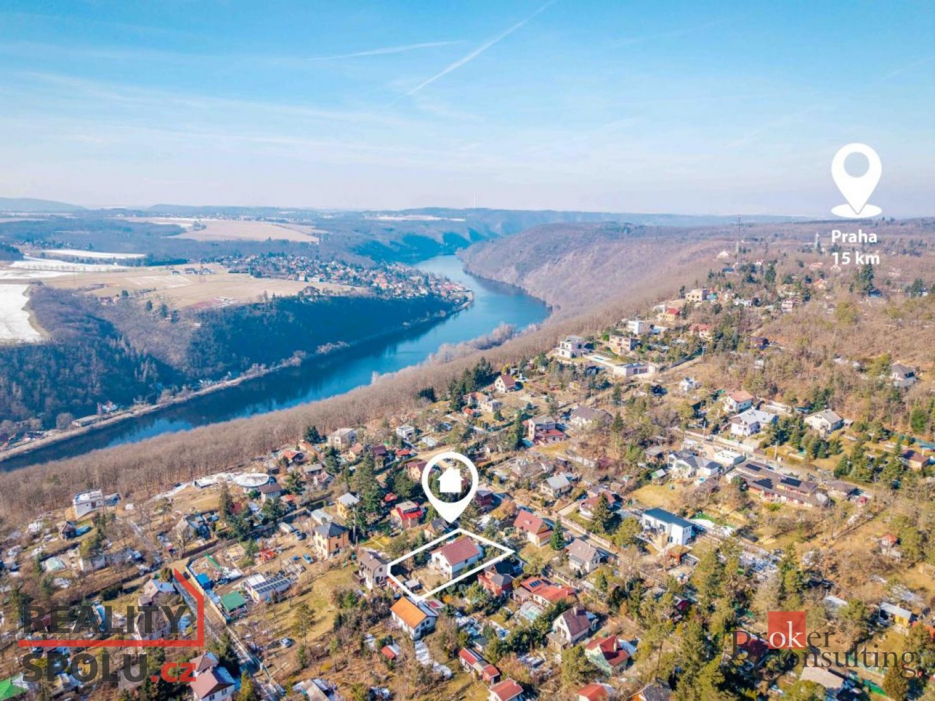 Prodej novostavby rodinného domu 4+kk, 12km u Prahy, s garáží a výhledem do lesní krajiny