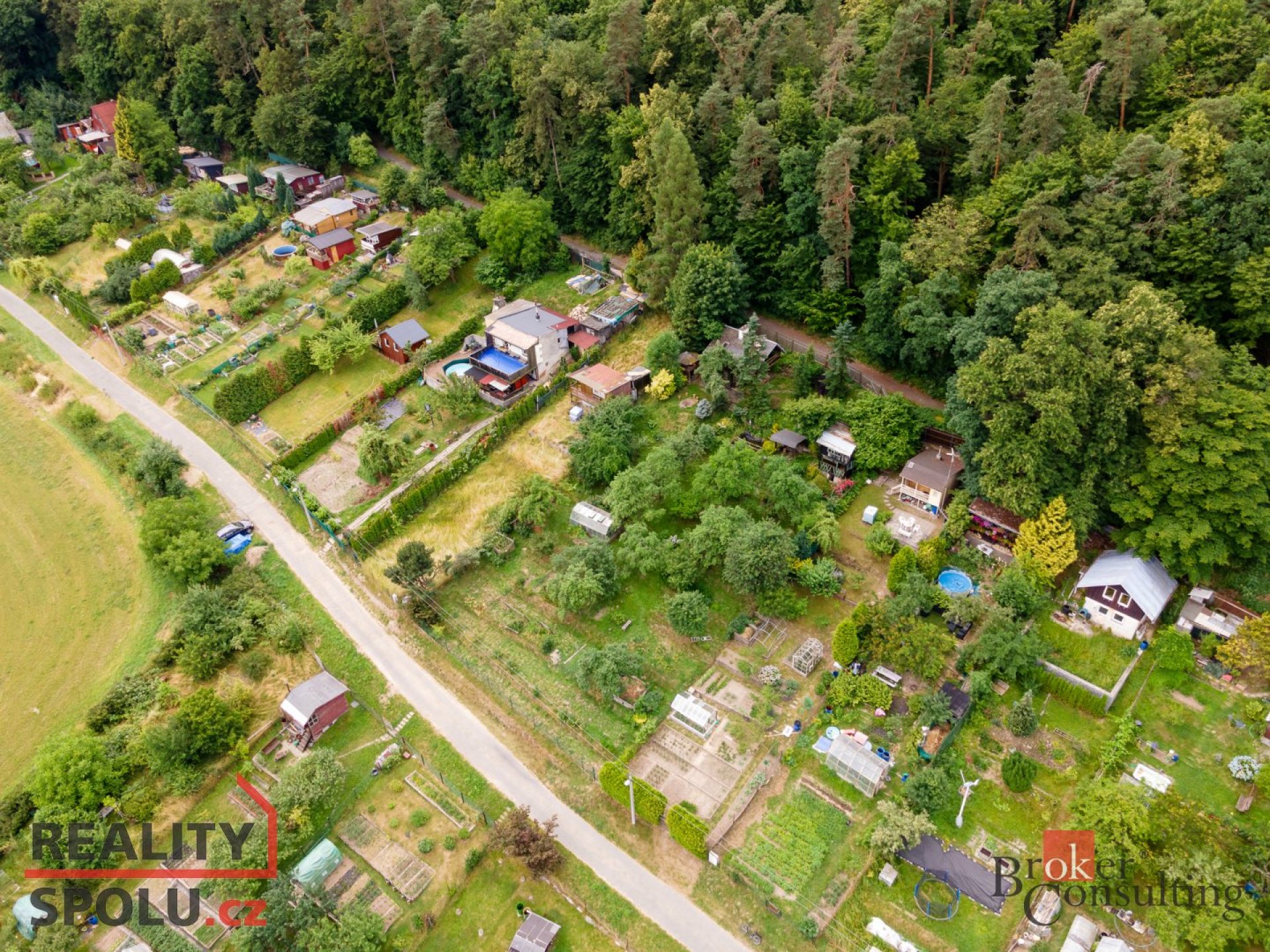 Prodej zahrady s chatou, 1357 m2, Krnov