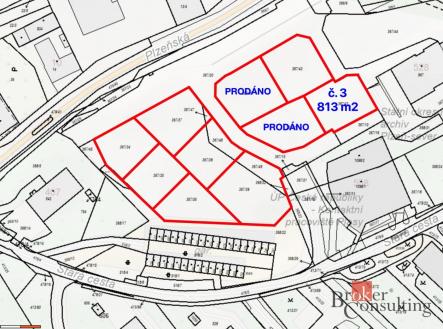 Prodej - pozemek pro bydlení, 813 m²