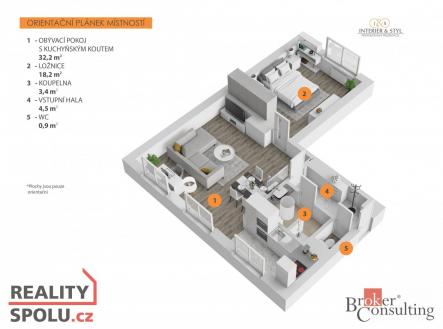 Prodej bytu, 2+kk, 67 m²