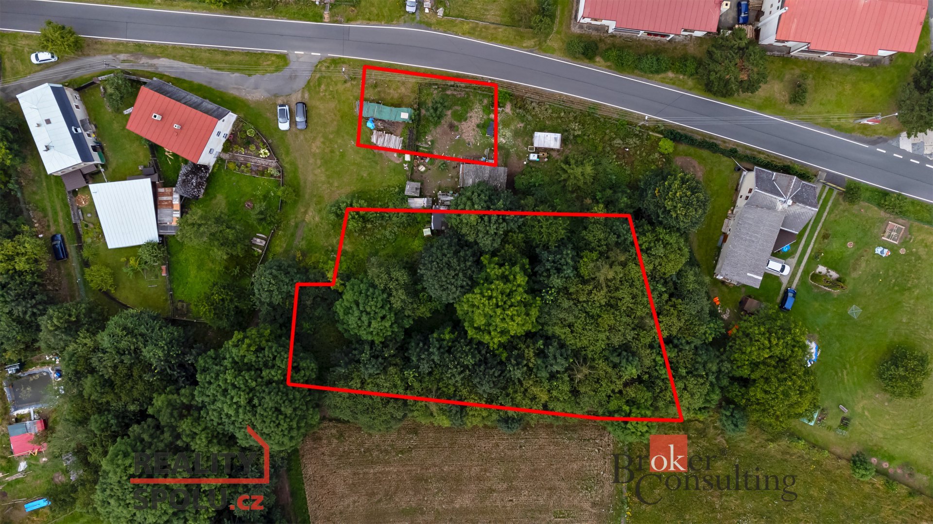 Prodej stavební pozemek Lestkov, okres Tachov