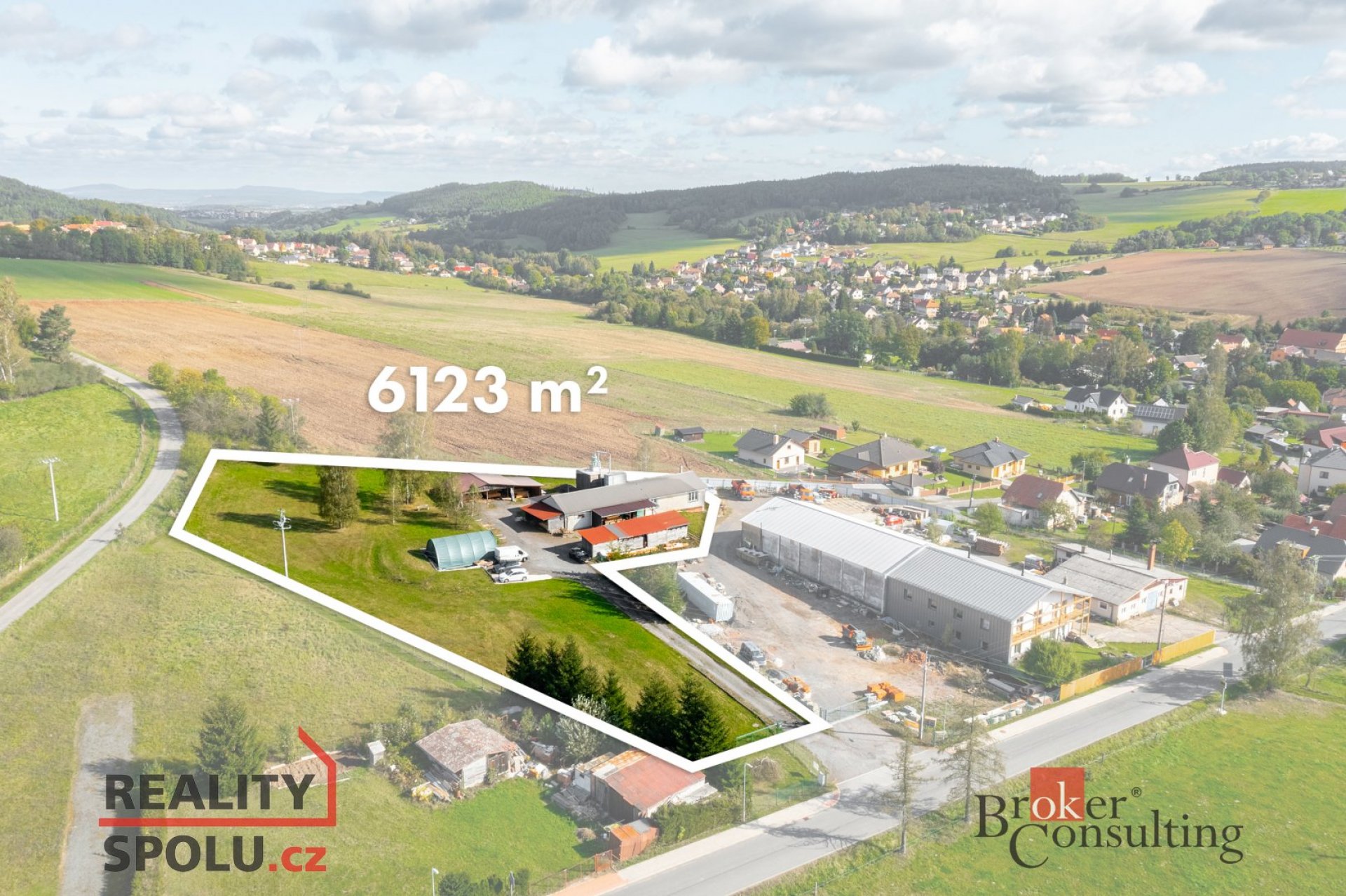Prodej, pozemky/komerční, 6123 m2, Zaječov , Beroun [ID 71152]