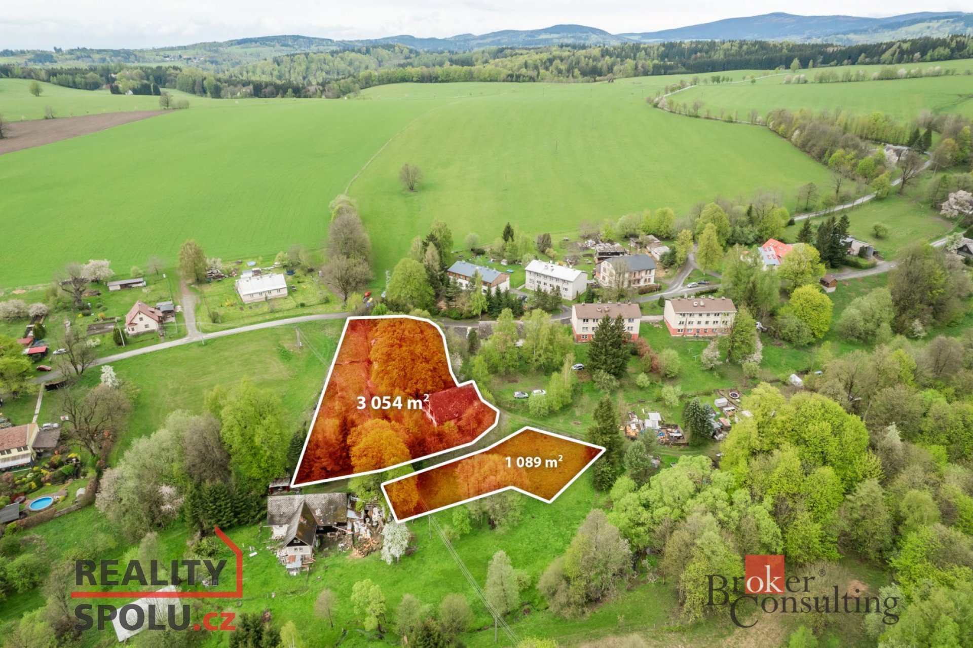 Prodej, pozemky/bydlení, 4143 m2, Liberk  [ID 70867]