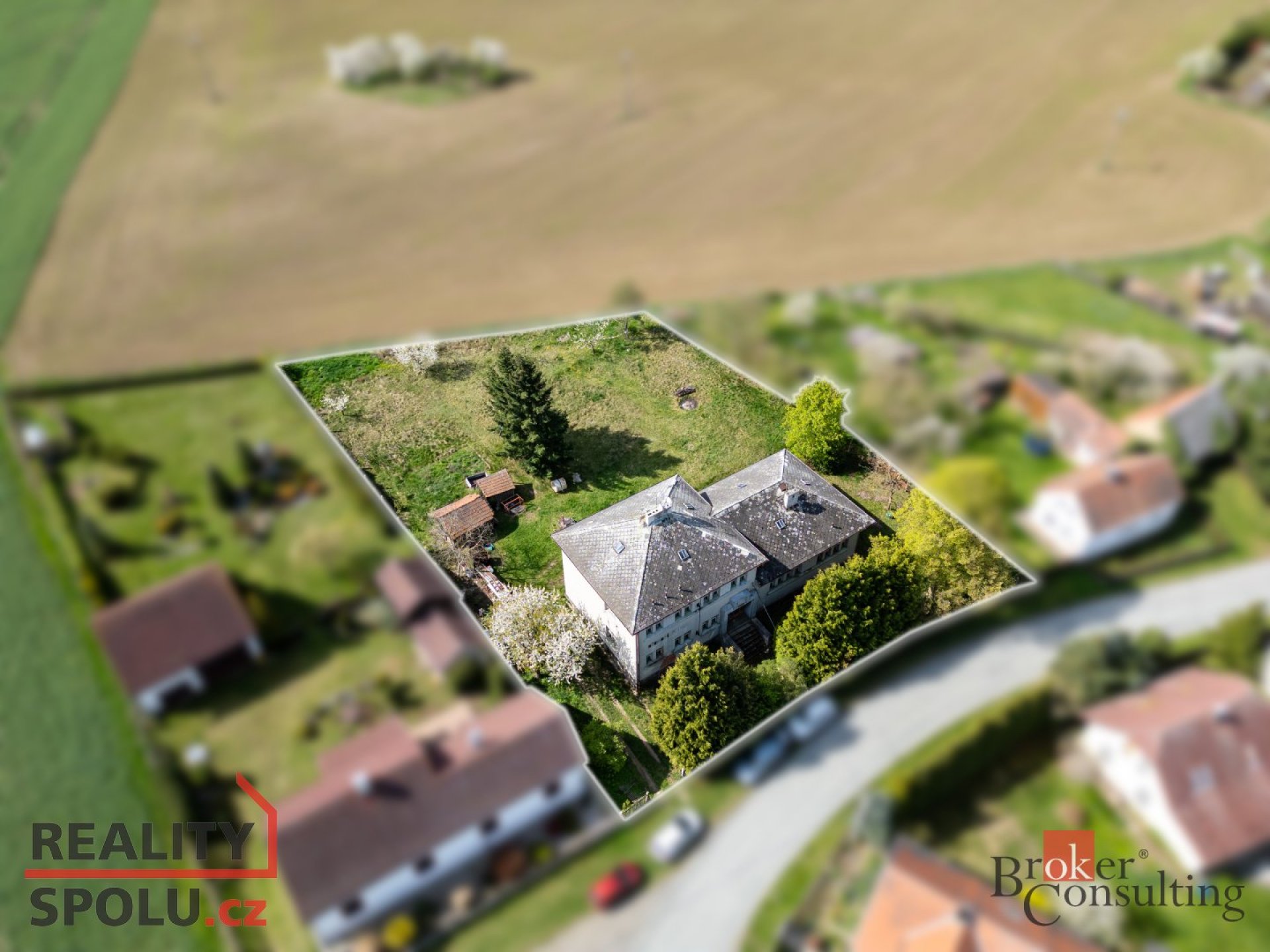 Prodej, domy/rodinný, 360 m2, Hluboká, 33165 Žihle, Plzeň-sever [ID 71760]