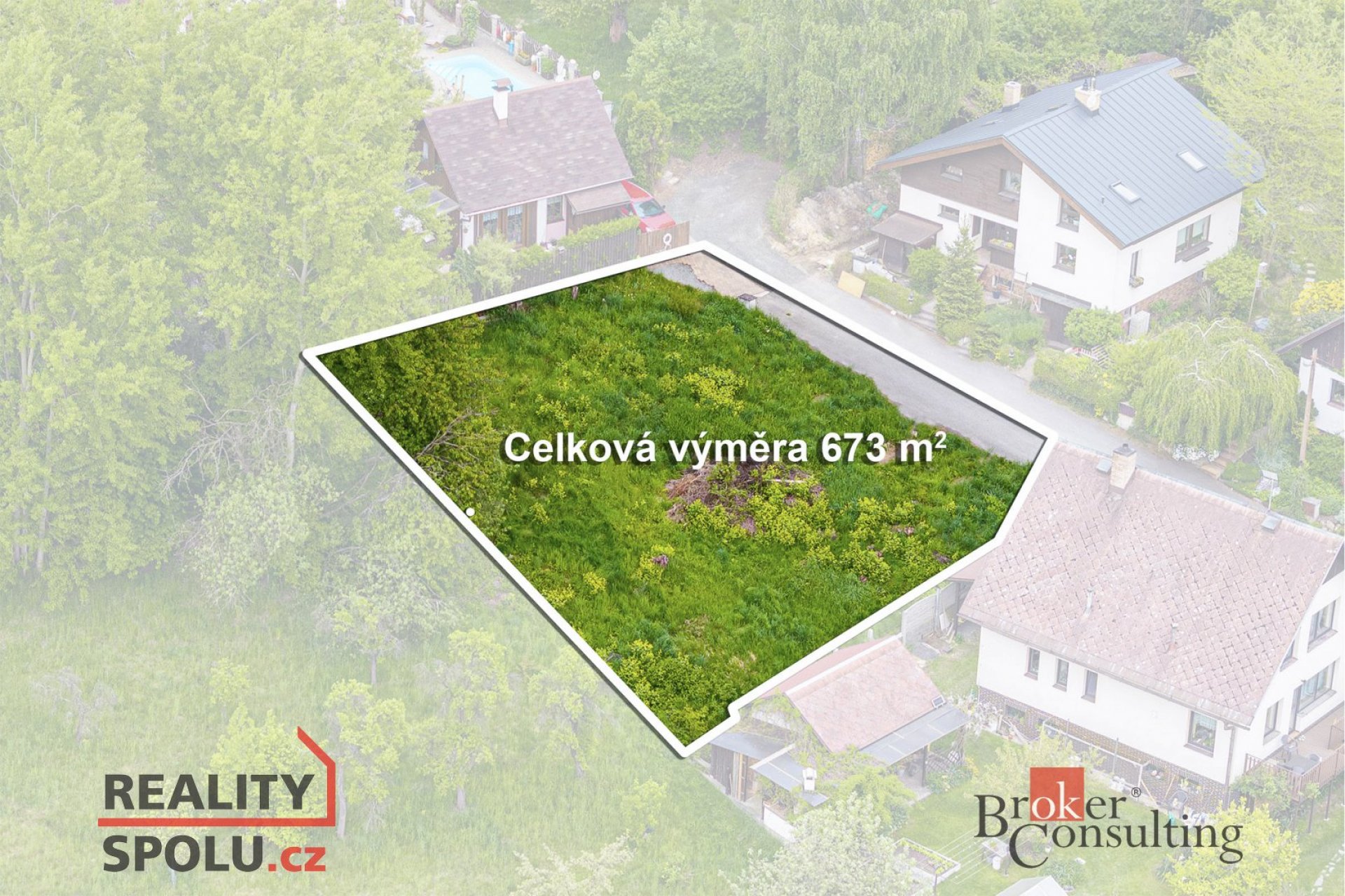 Prodej, pozemky/bydlení, 673 m2, Rohliny , Mírová pod Kozákovem, Semily [ID 71494]