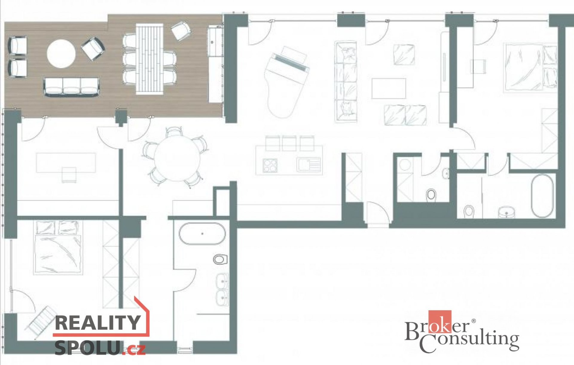 Prodej, byty/5+kk, 217.54 m2, U Borského parku 3060/18, Jižní Předměstí, 30100 Plzeň 3 [ID 72413]