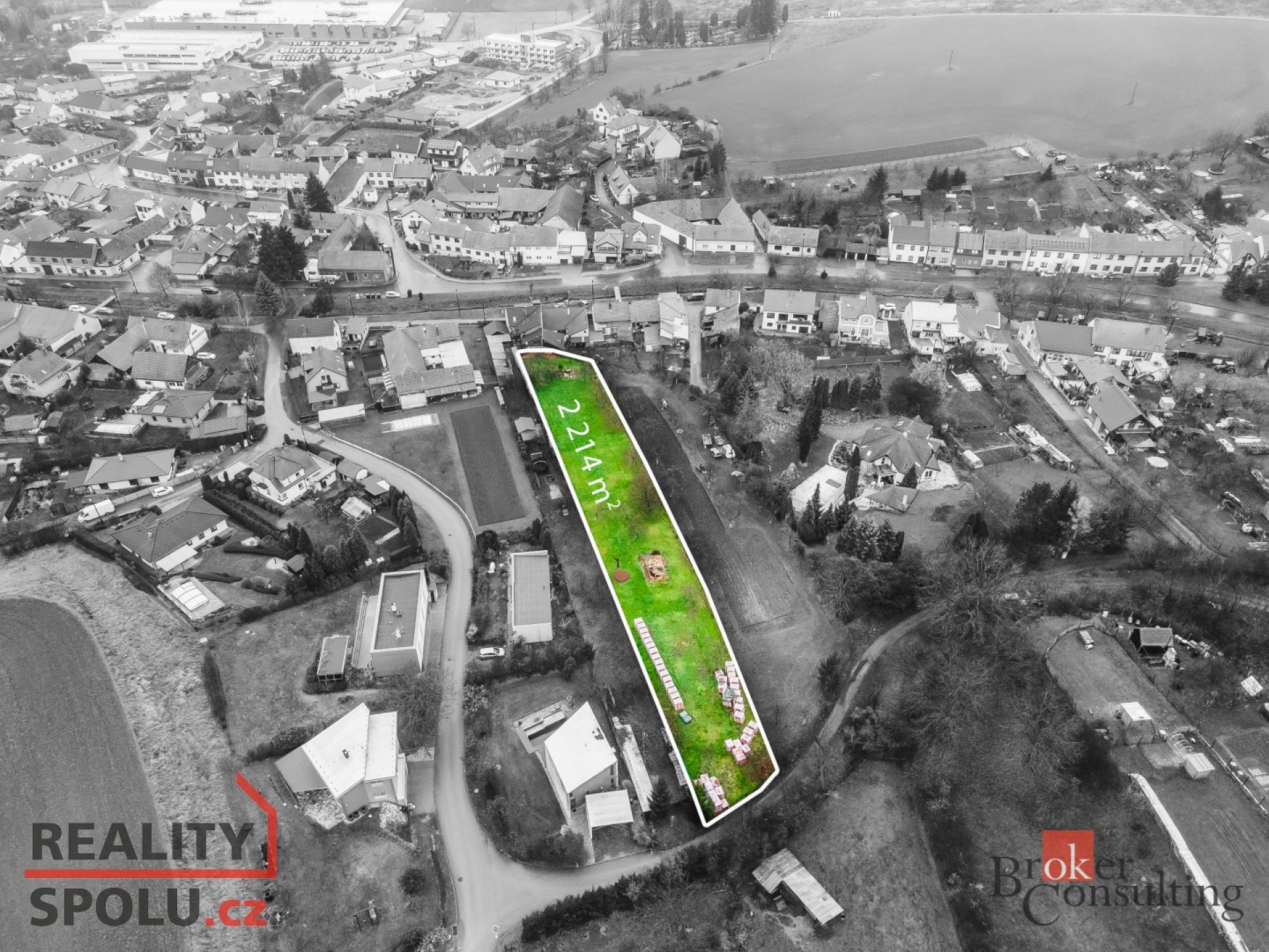 Prodej, pozemky/bydlení, 2214 m2, 67902 Ráječko, Blansko [ID 72537]