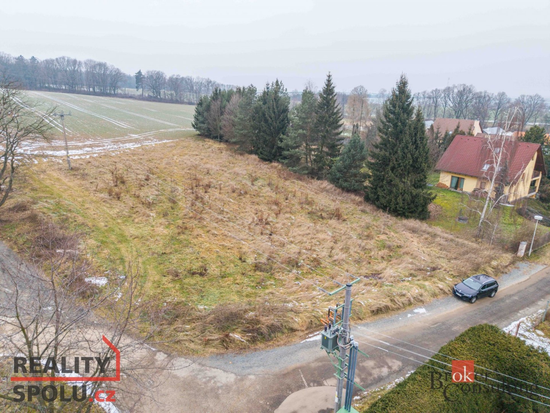 Prodej, pozemky/bydlení, 1143 m2, Sklenka , Strančice, Praha-východ [ID 72633]