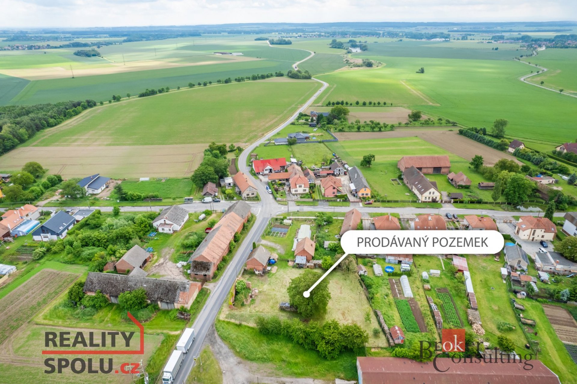 Prodej, pozemky/bydlení, 1478 m2, Bydžovská Lhotka 10, 50401 Měník, Hradec Králové [ID 72335]