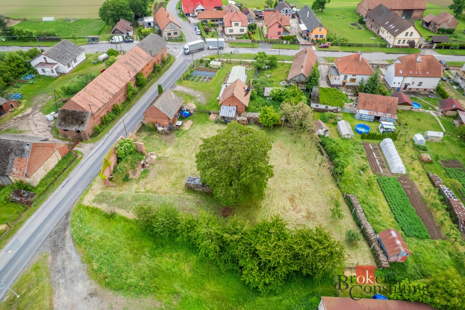 Prodej, pozemky/bydlení, 1478 m2, Bydžovská Lhotka 10, 50401 Měník, Hradec Králové [ID 72335]