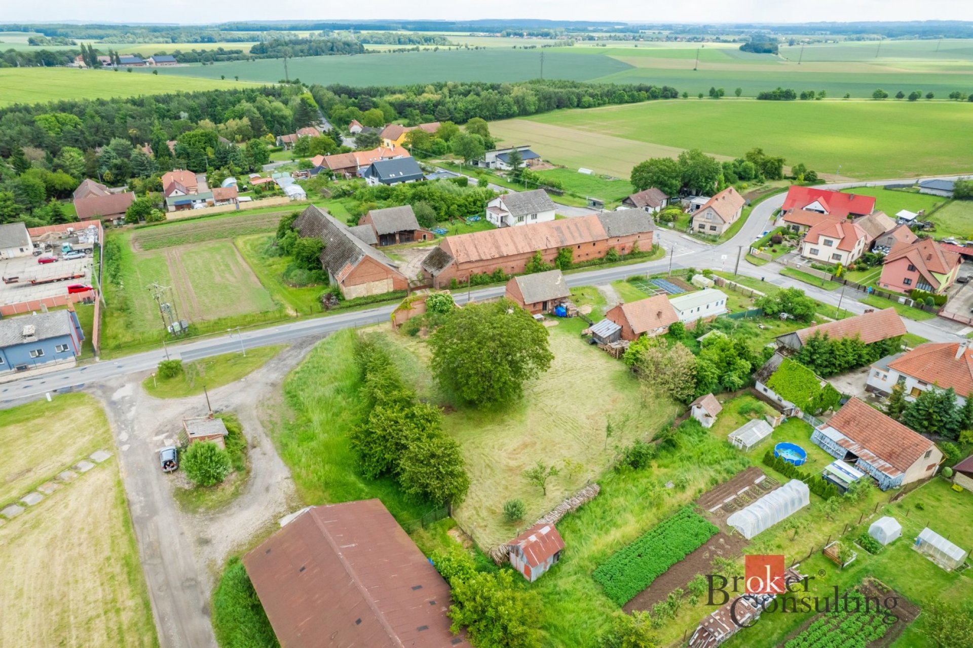 Prodej, pozemky/bydlení, 1478 m2, Bydžovská Lhotka 10, 50401 Měník, Hradec Králové [ID 72335]