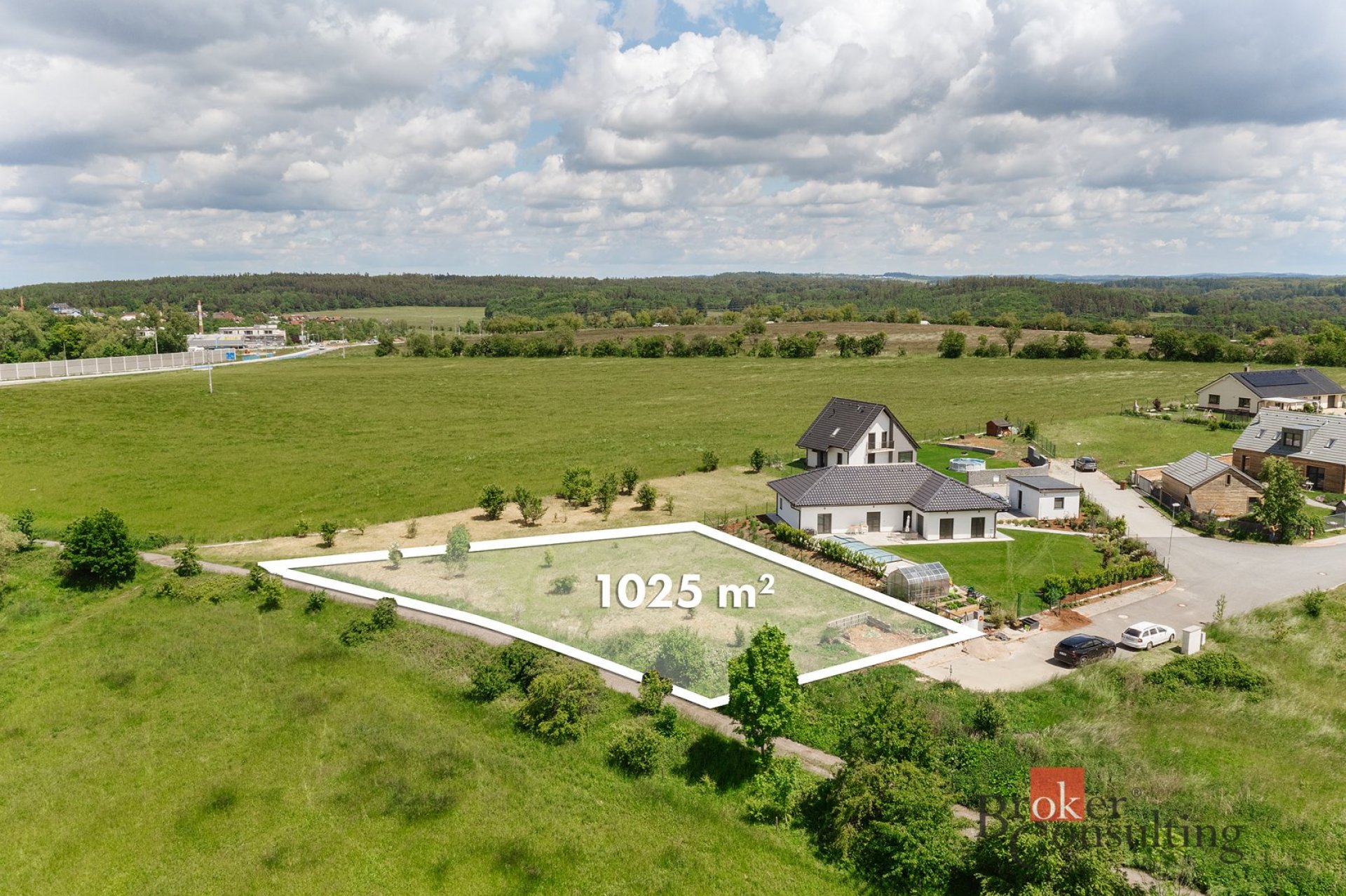 Prodej, pozemky/bydlení, 1025 m2, Jílové u Prahy , Praha-západ [ID 72625]