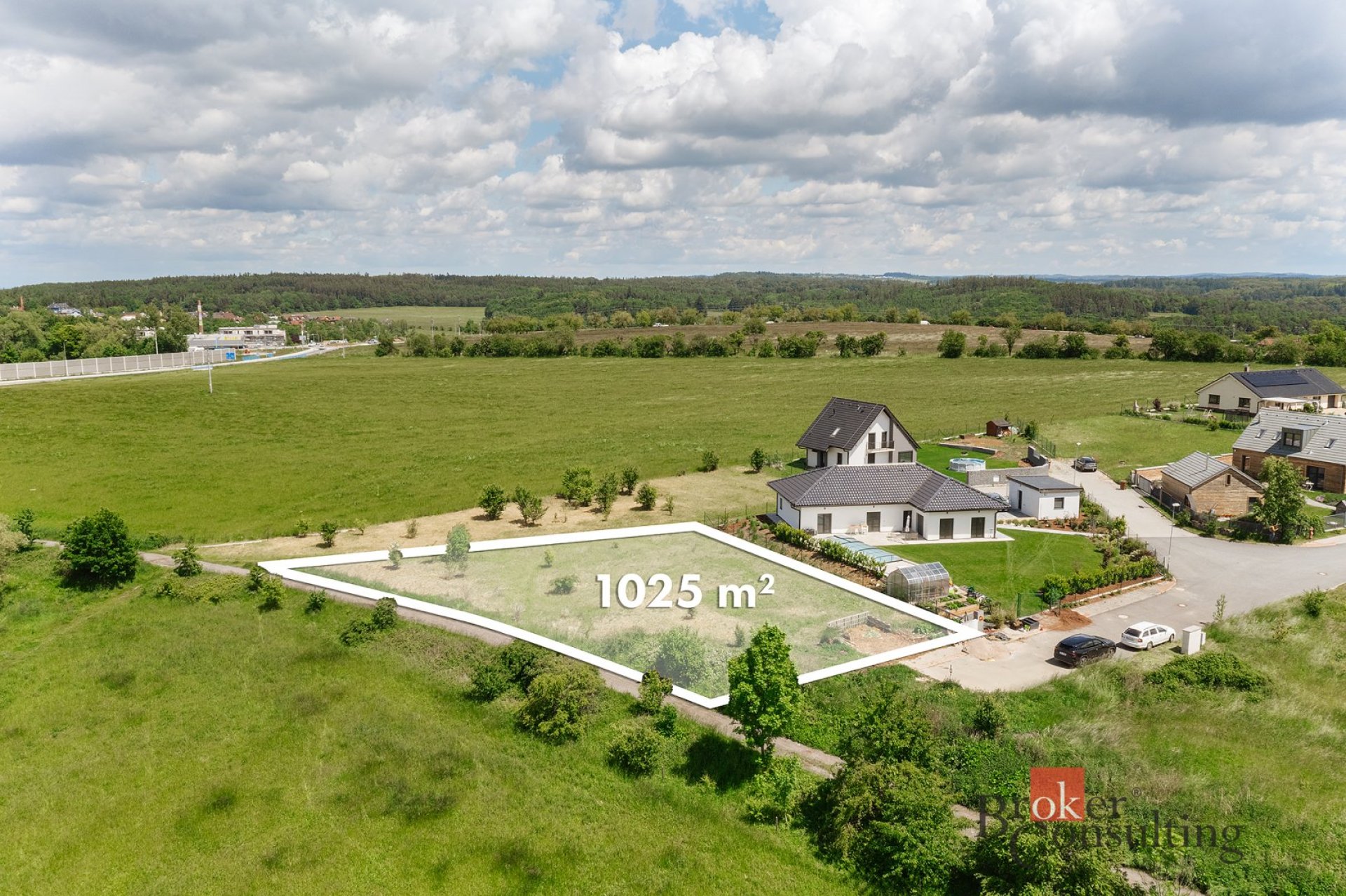 Prodej, pozemky/bydlení, 1025 m2, Jílové u Prahy , Praha-západ [ID 72625]