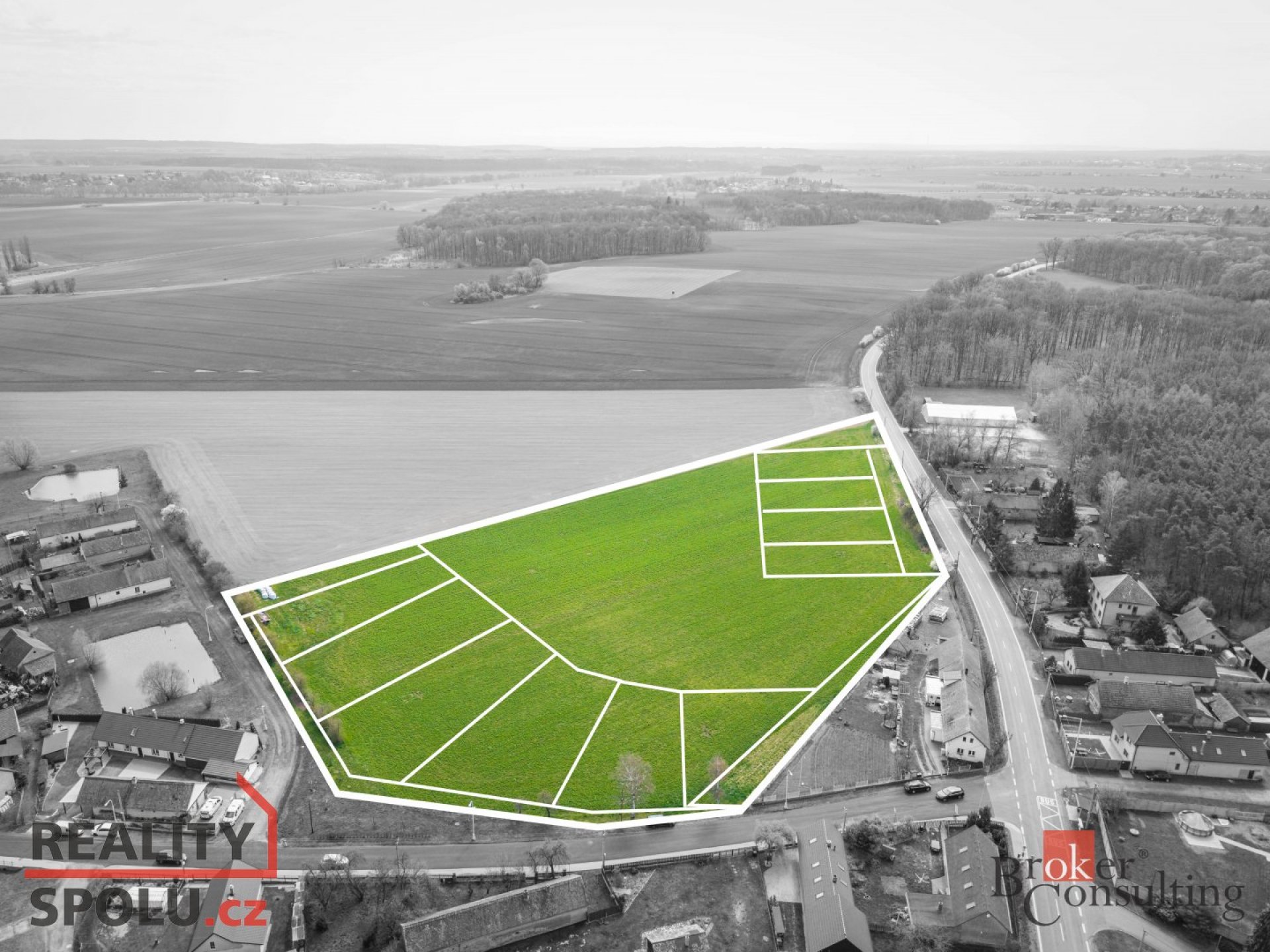 Prodej, pozemky/bydlení, 23509 m2, 50401 Zachrašťany, Hradec Králové [ID 70814]