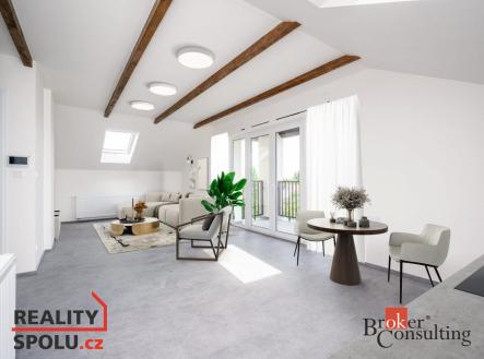 Pronájem bytu, 1+kk, 41 m²