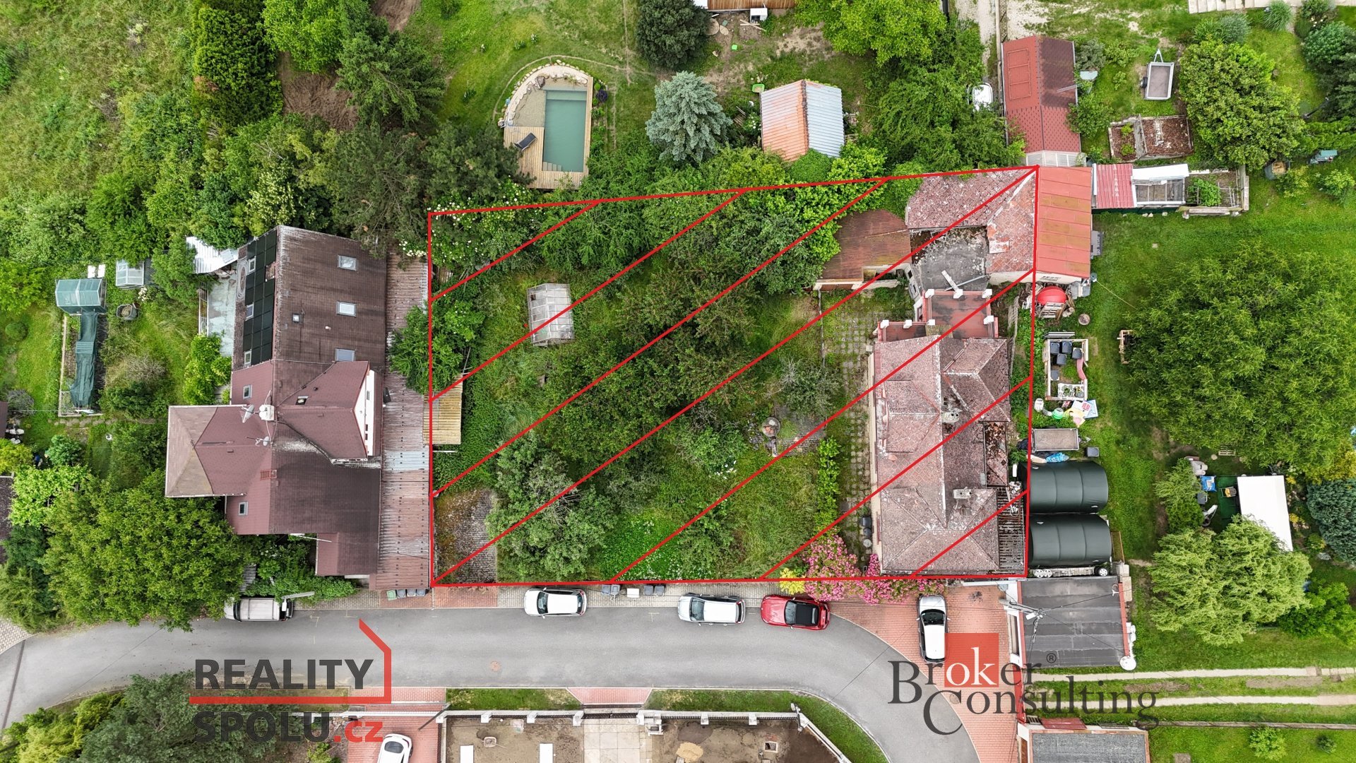 Prodej, pozemky/bydlení, 933 m2, Zahradní 416, 25229 Karlík, Praha-západ [ID 72113]
