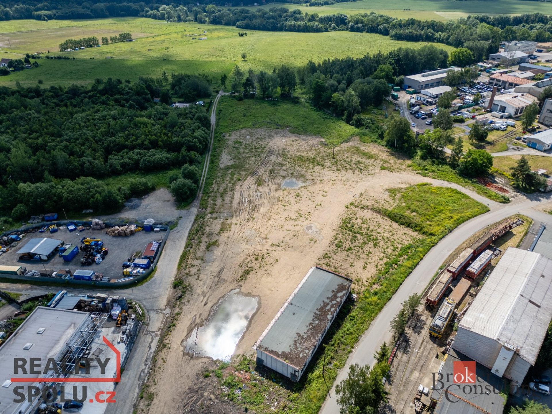 Prodej, pozemky/komerční, 24334 m2, Božkov , Plzeň, Plzeň-město [ID 56548]