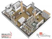 Prodej bytu, 2+1, 70 m²