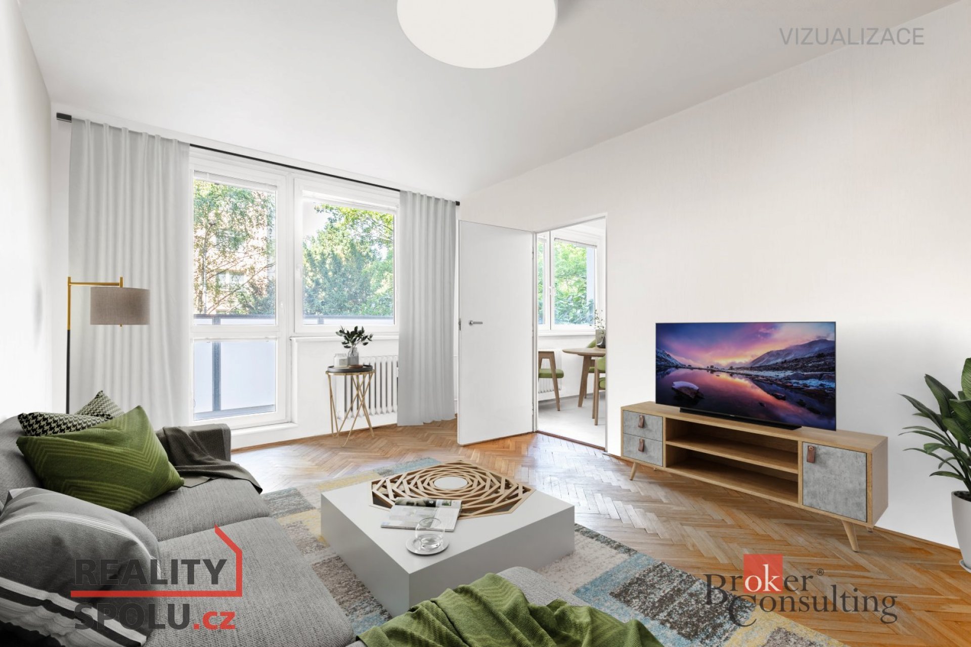 Převod dr. podílu, byty/4+1, 91 m2, Renčova 1620/34, Řečkovice, 62100 Brno-Řečkovice a Mokrá Hora [I