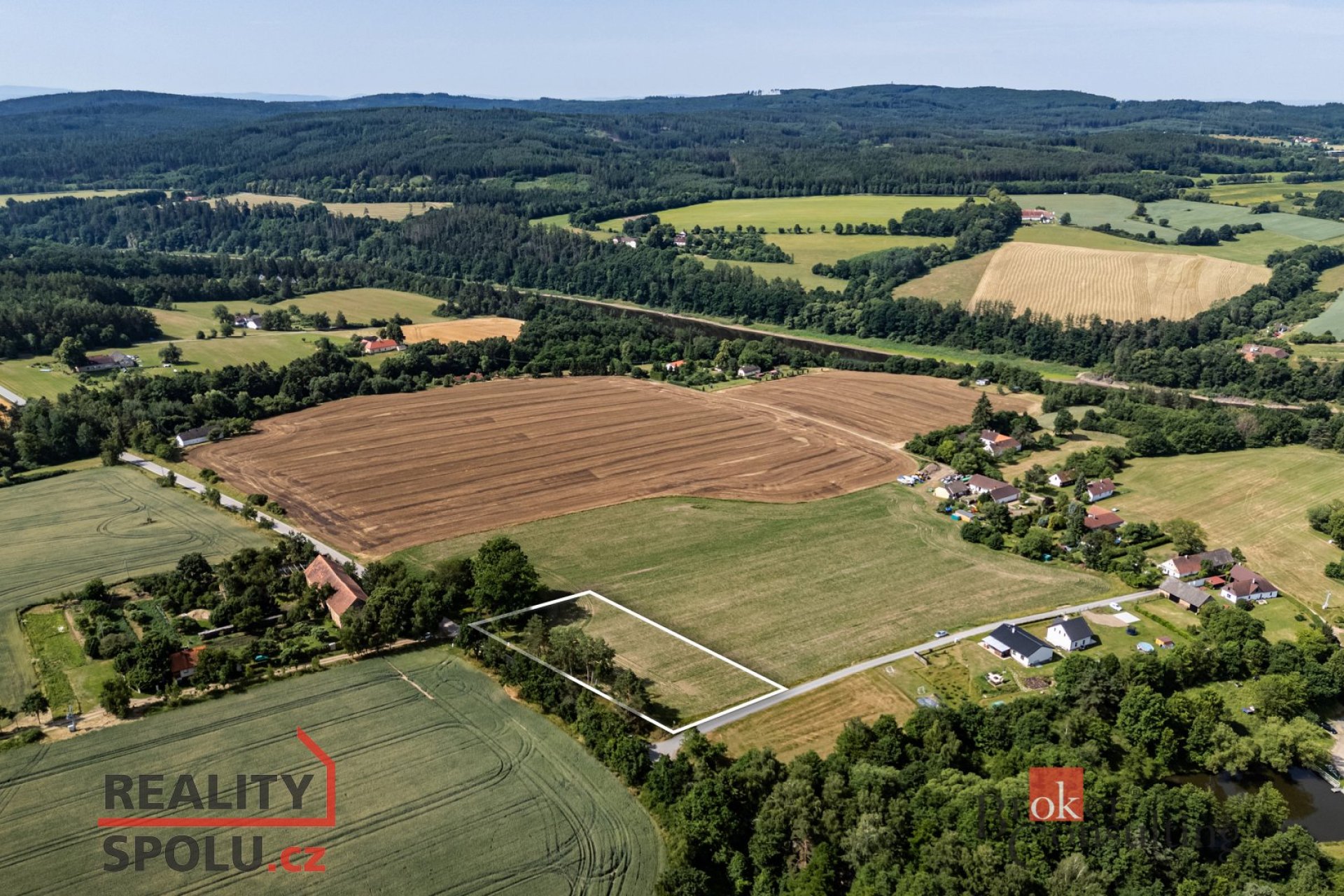 Prodej, pozemky/bydlení, 4011 m2, Chrášťany, České Budějovice [ID 72474]