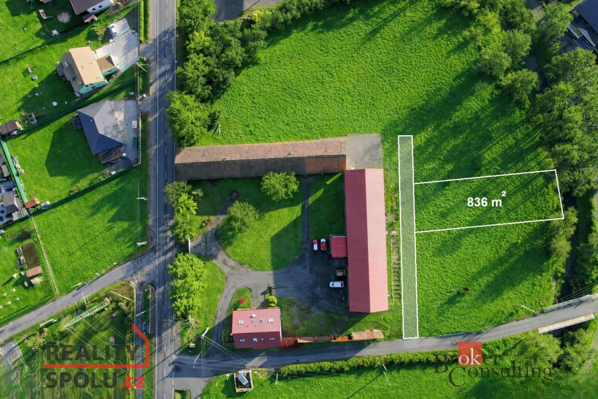 Prodej stavebního pozemku Žabeň