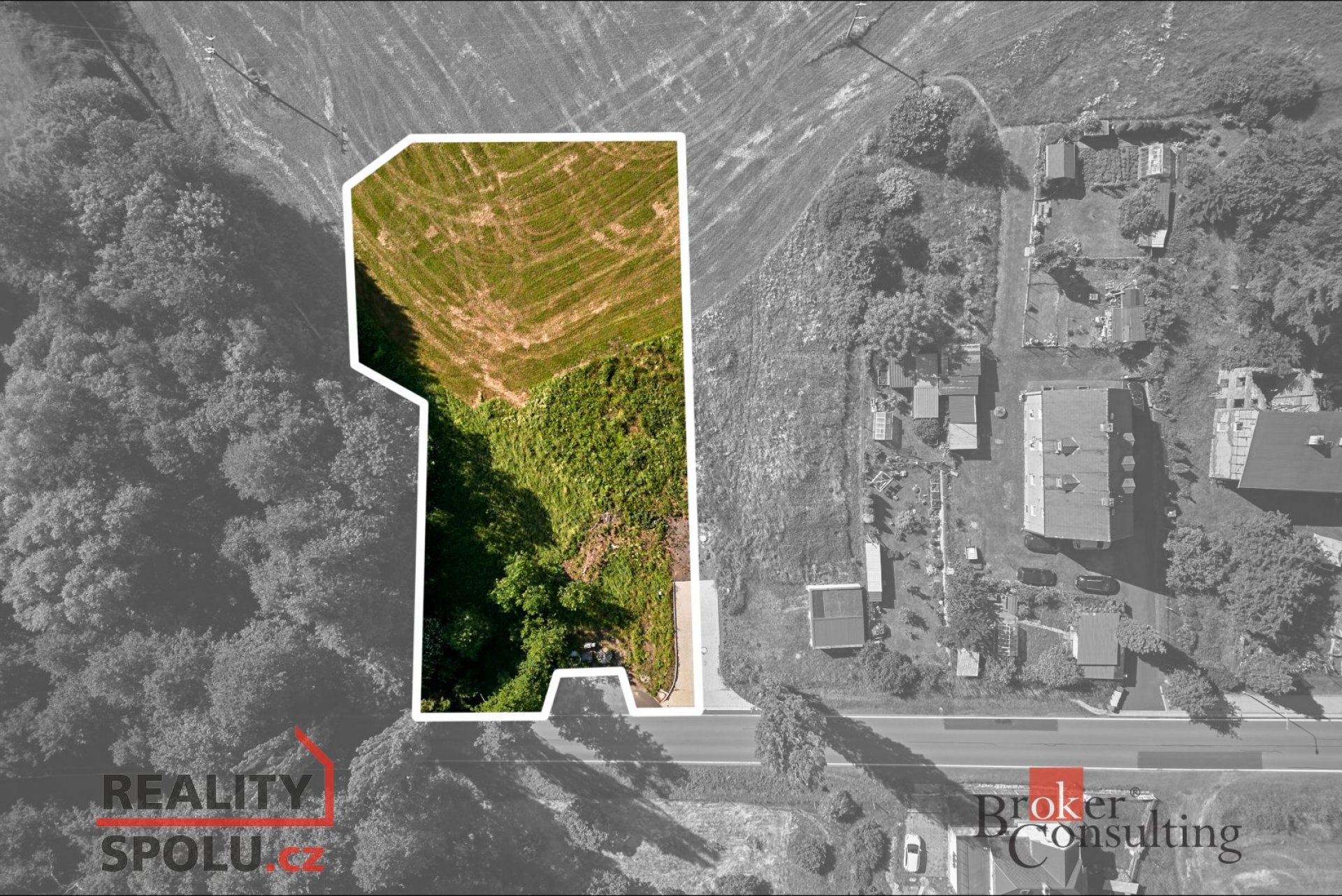 Prodej, pozemky/bydlení, 2126 m2, Hájek, Karlovy Vary [ID 73684]