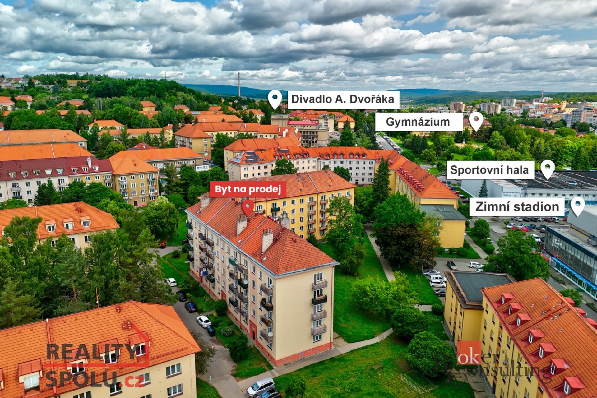 Klidné bydlení v centru Příbrami