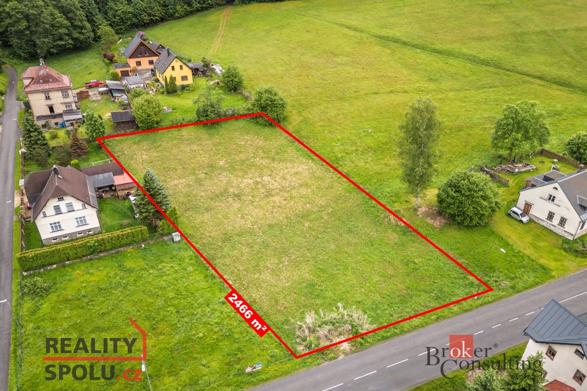 Prodej slunného stavebního pozemku