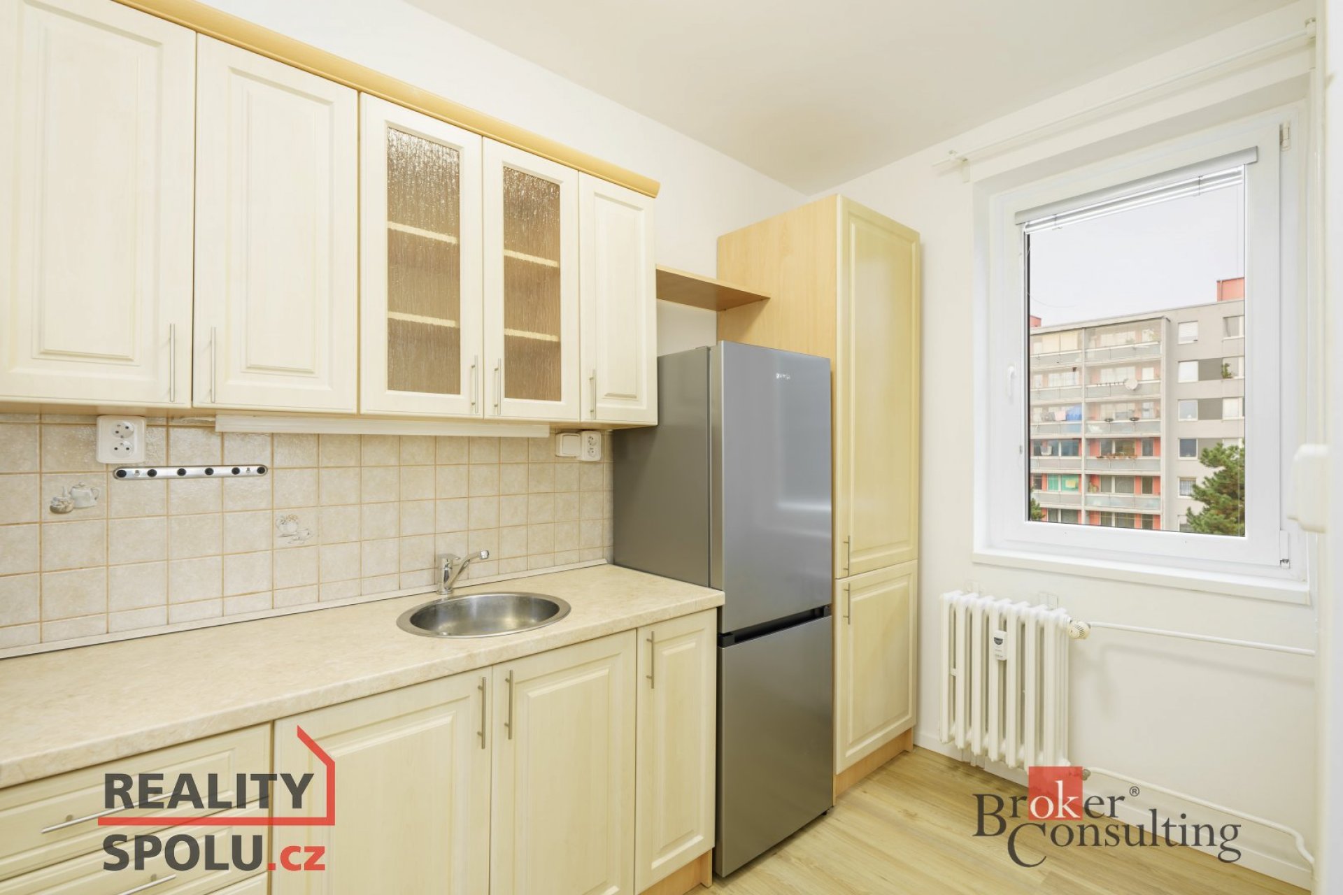 Prodej bytu 3+1 po částečné rekonstrukci – Praha 4, Modřany, ul. Jordana Jovkova 62 m² prostoru, lod