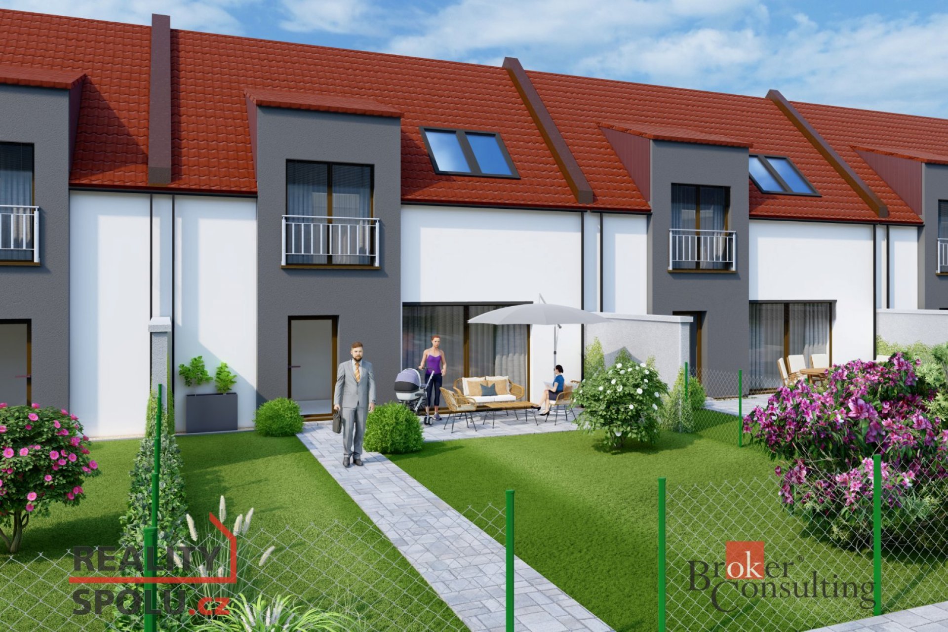 Prodej řadového domu v Bříze u Všestar