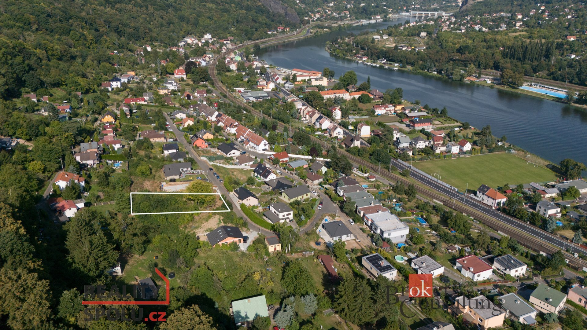 Prodej stavebního pozemku 1202m2 Vaňov - Ústí nad Labem
