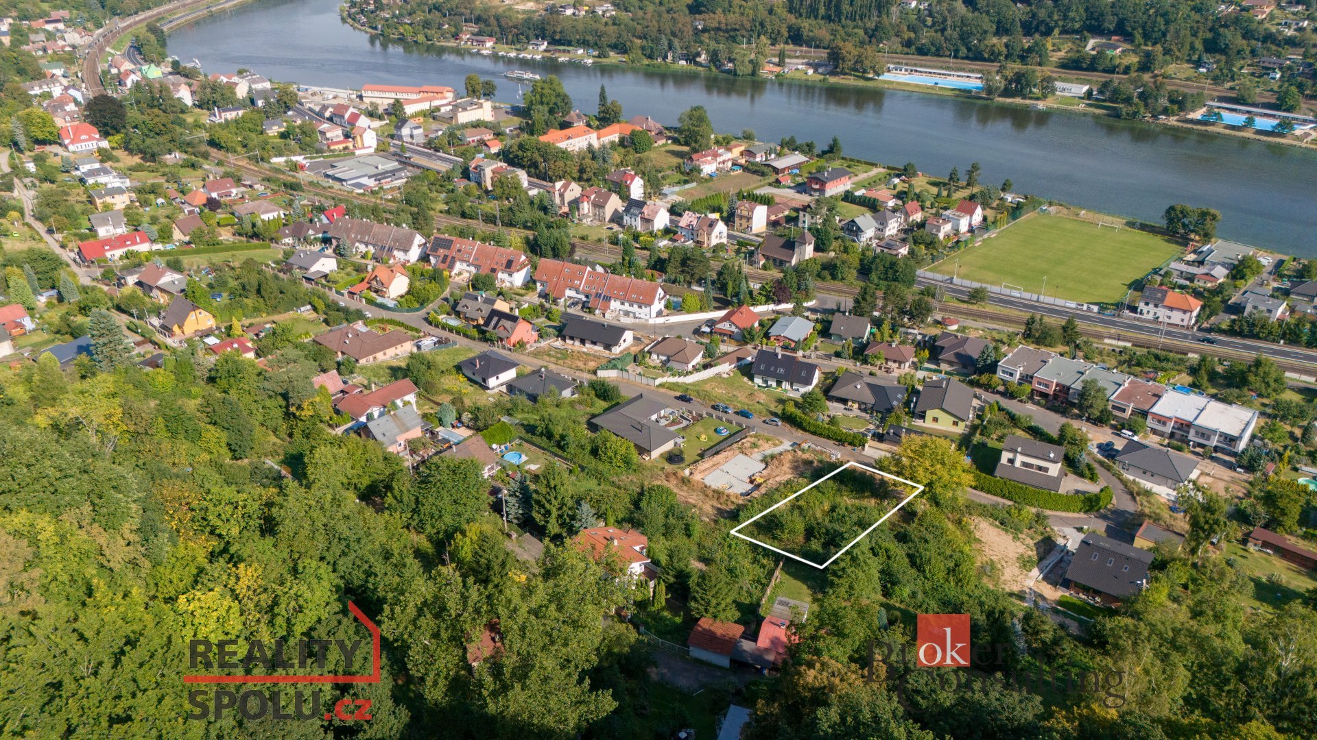 Prodej stavebního pozemku 1202m2 Vaňov - Ústí nad Labem