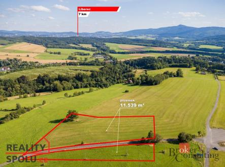 Prodej - pozemek, zemědělská půda, 11 539 m²