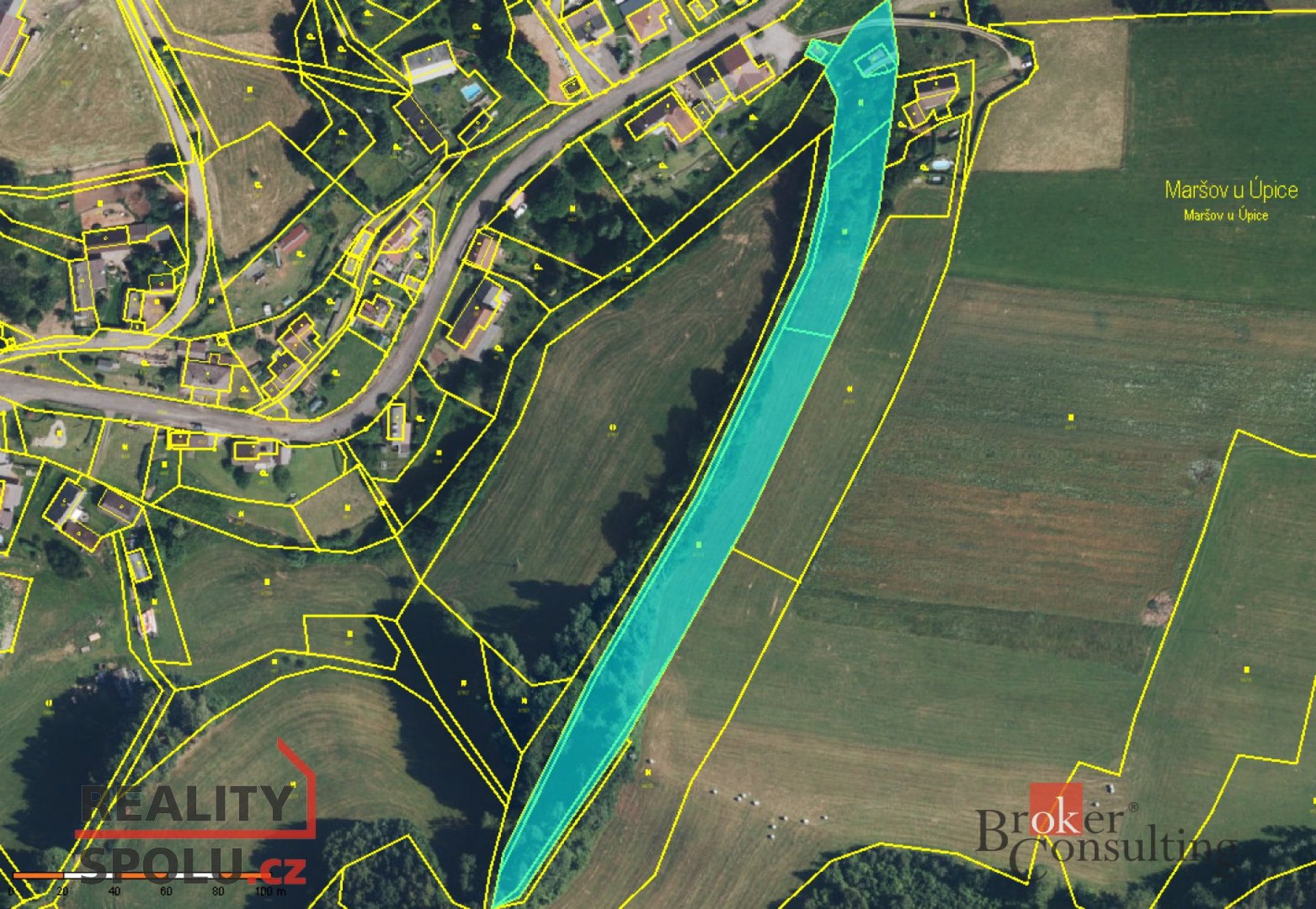 Prodej, pozemky/bydlení, 7924 m2, 54232 Maršov u Úpice, Trutnov [ID 76281]