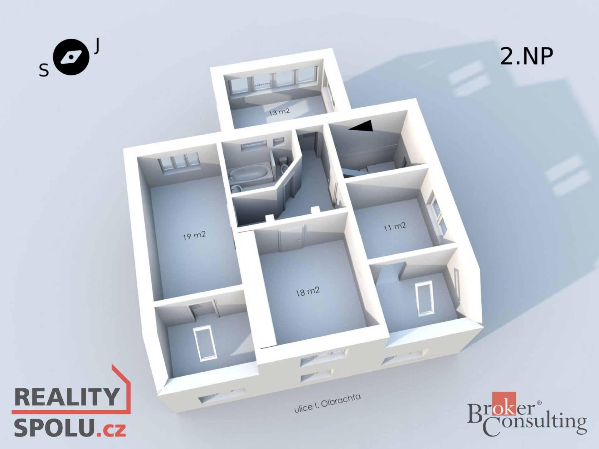 Prodej rodinného domu 6+1, 211 m2, Bruntál, I. Olbrachta 19