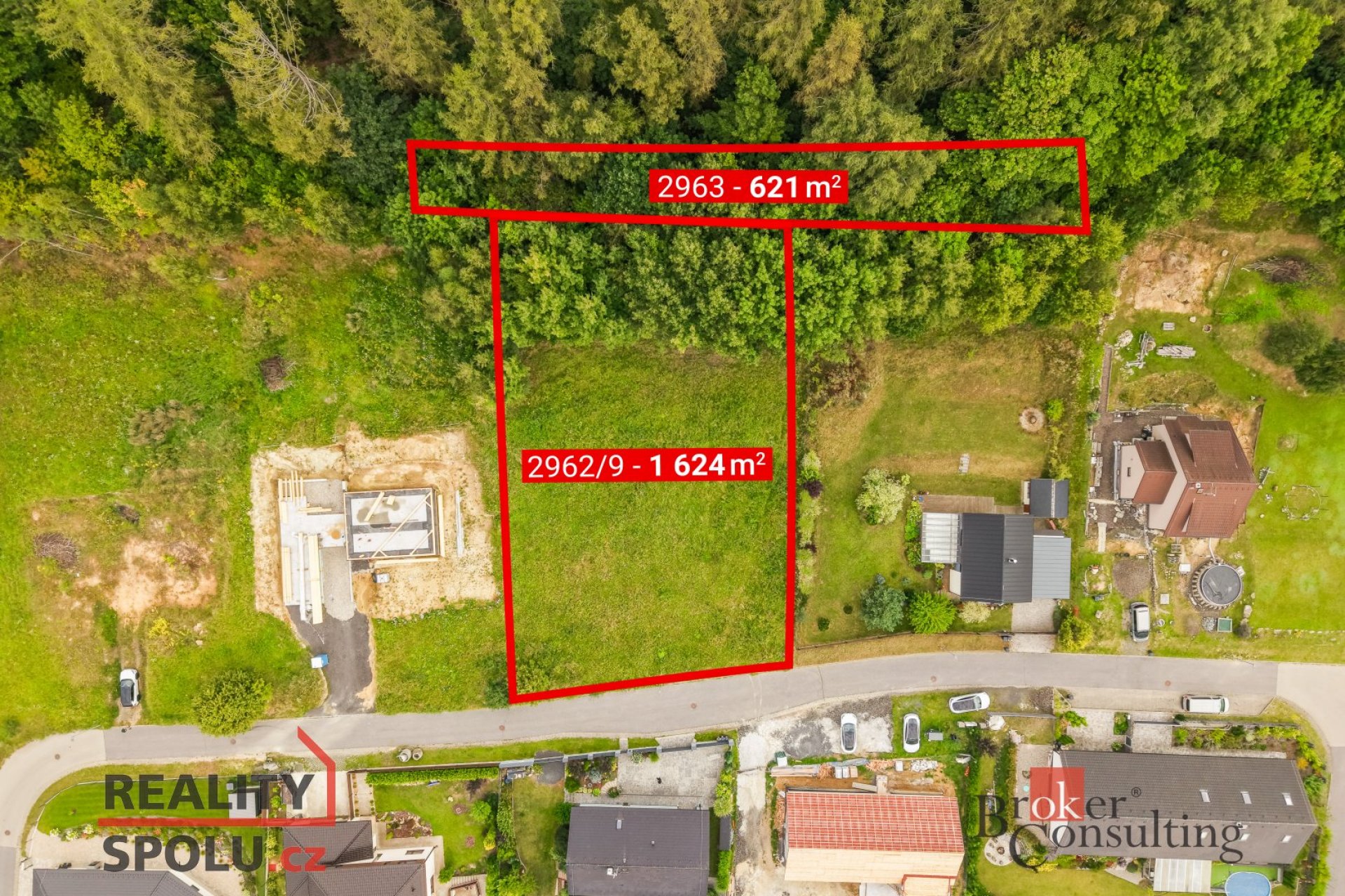 Prodej, pozemky/bydlení, 1624 m2, Pelíkovická, Hodkovice nad Mohelkou, Liberec [ID 76211]