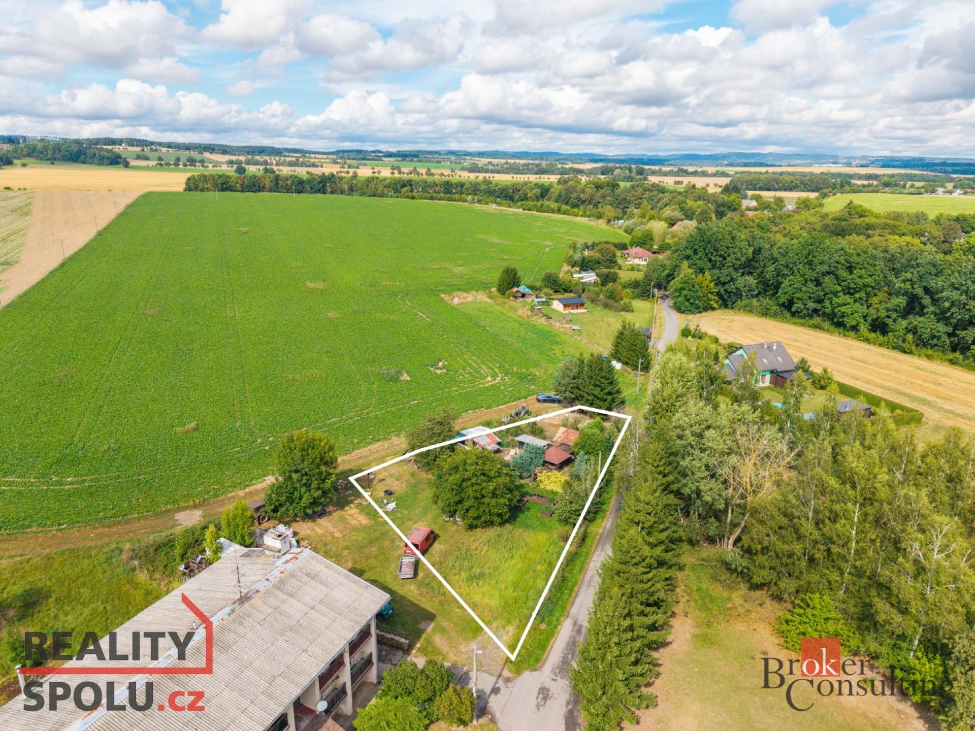 Prodej, pozemky/bydlení, 1161 m2, Lhota pod Hořičkami, Náchod [ID 73429]