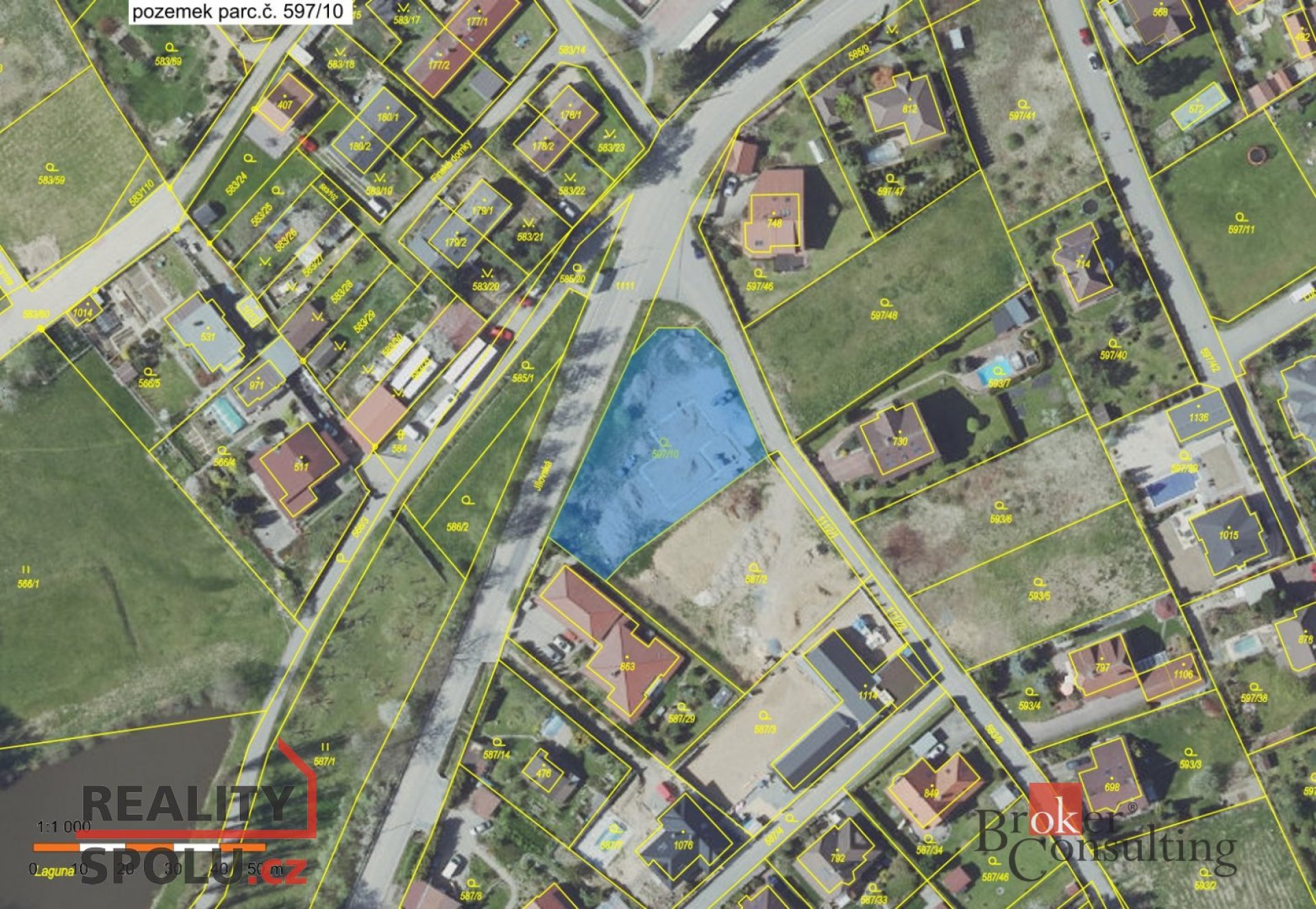 Prodej, pozemky/bydlení, 1387 m2, Psáry, Praha-západ [ID 76388]