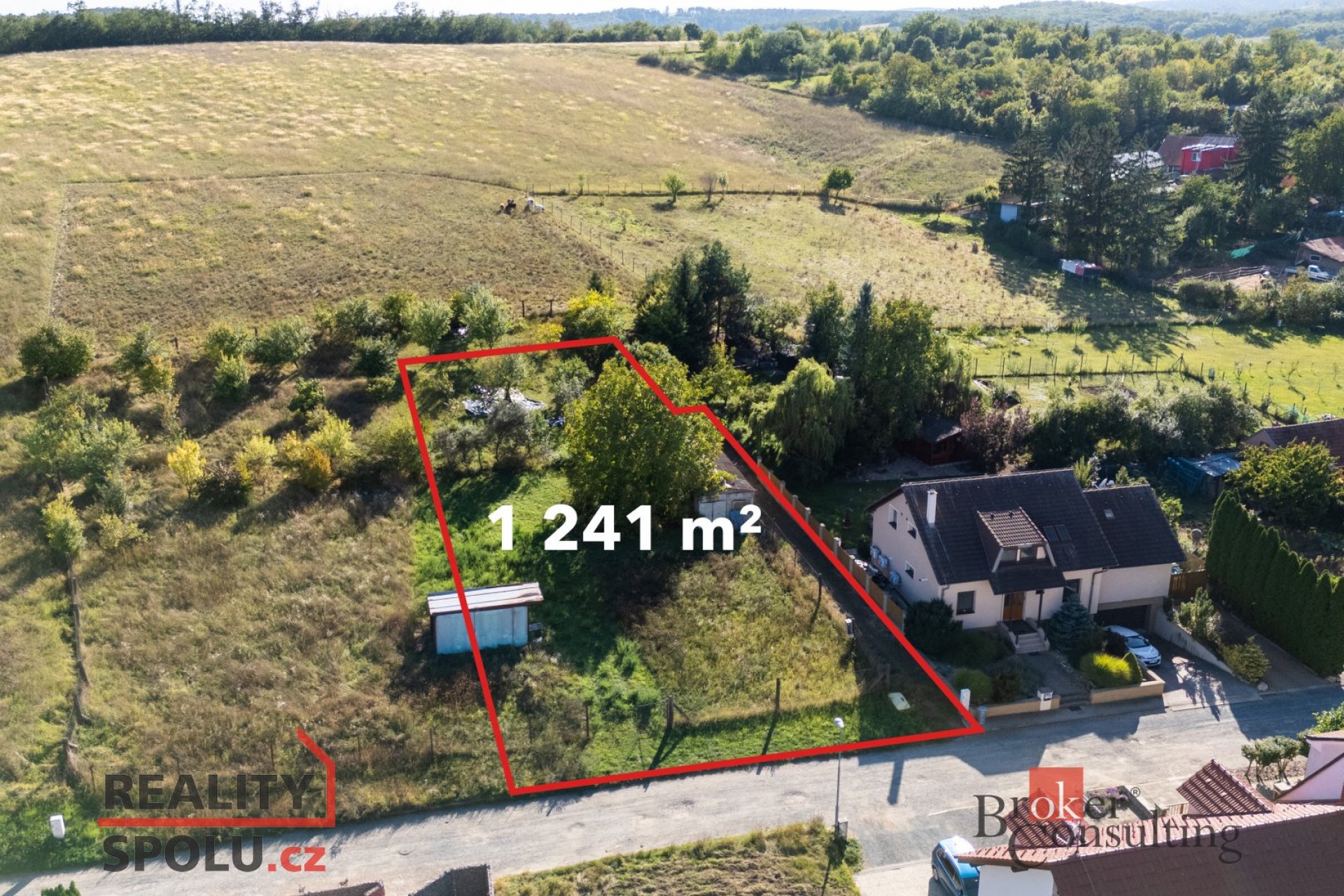 Stavební pozemek – Prštice u Brna