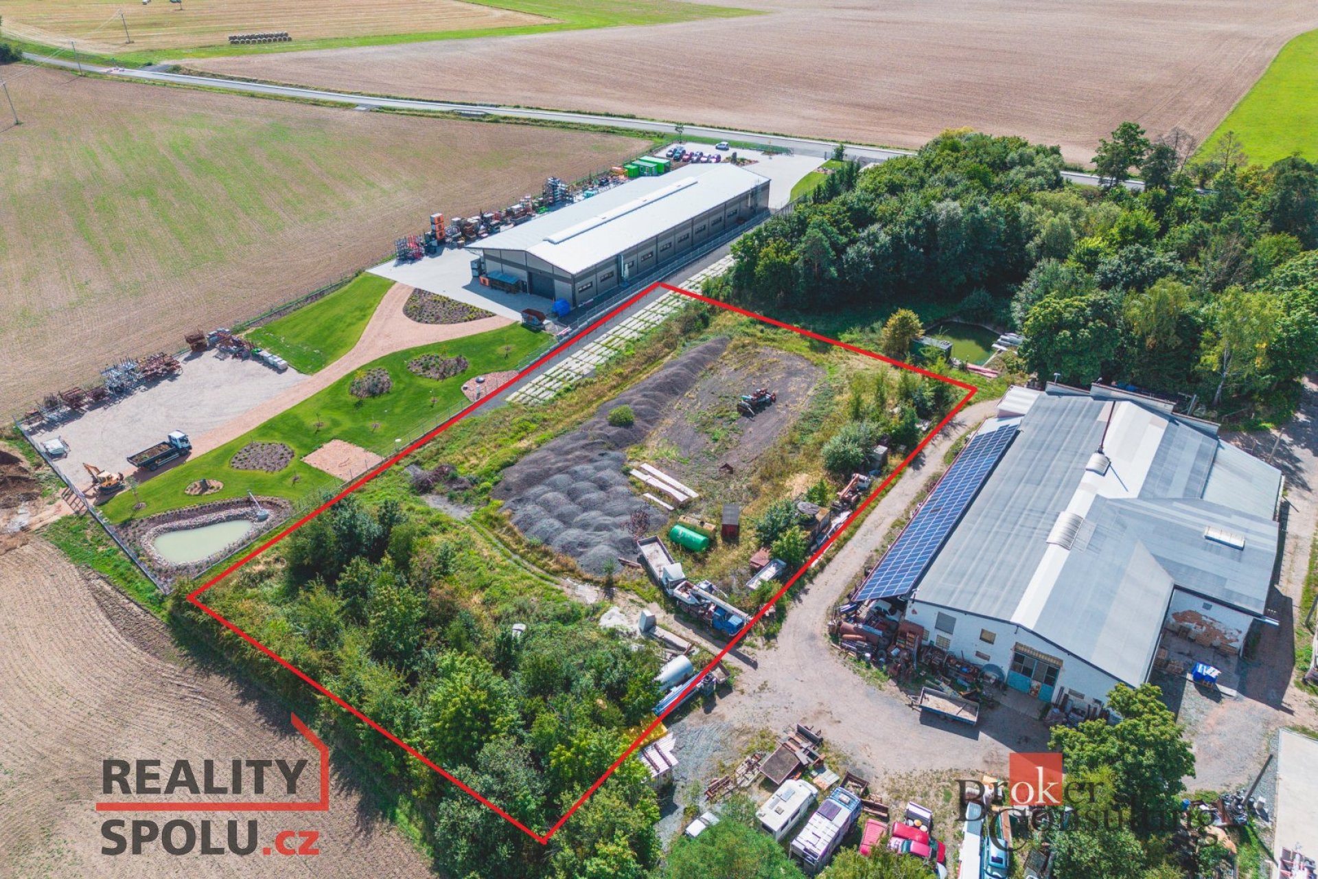 Pronájem, pozemky/komerční, 5000 m2, 33701 Litohlavy, Rokycany [ID 76946]