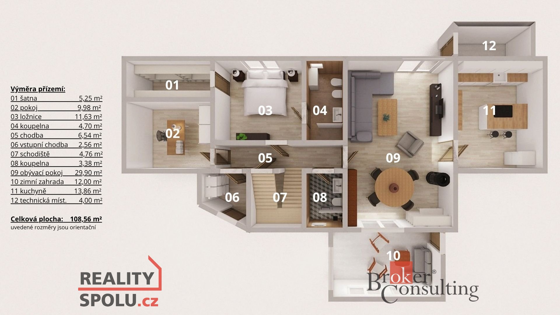 Prodej, domy/rodinný, 235 m2, Vladislavova 1130, 25303 Chýně, Praha-západ [ID 77323]