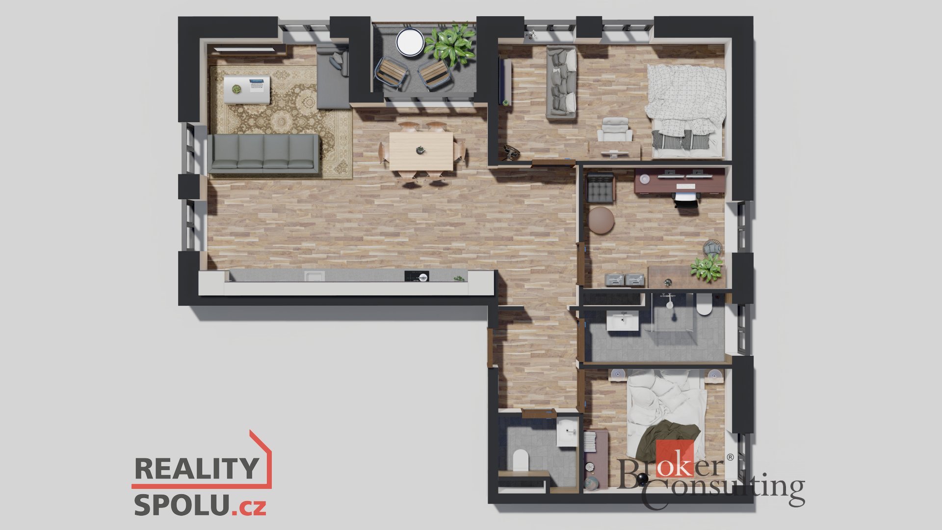 Prodej bytu 4+kk budova A4