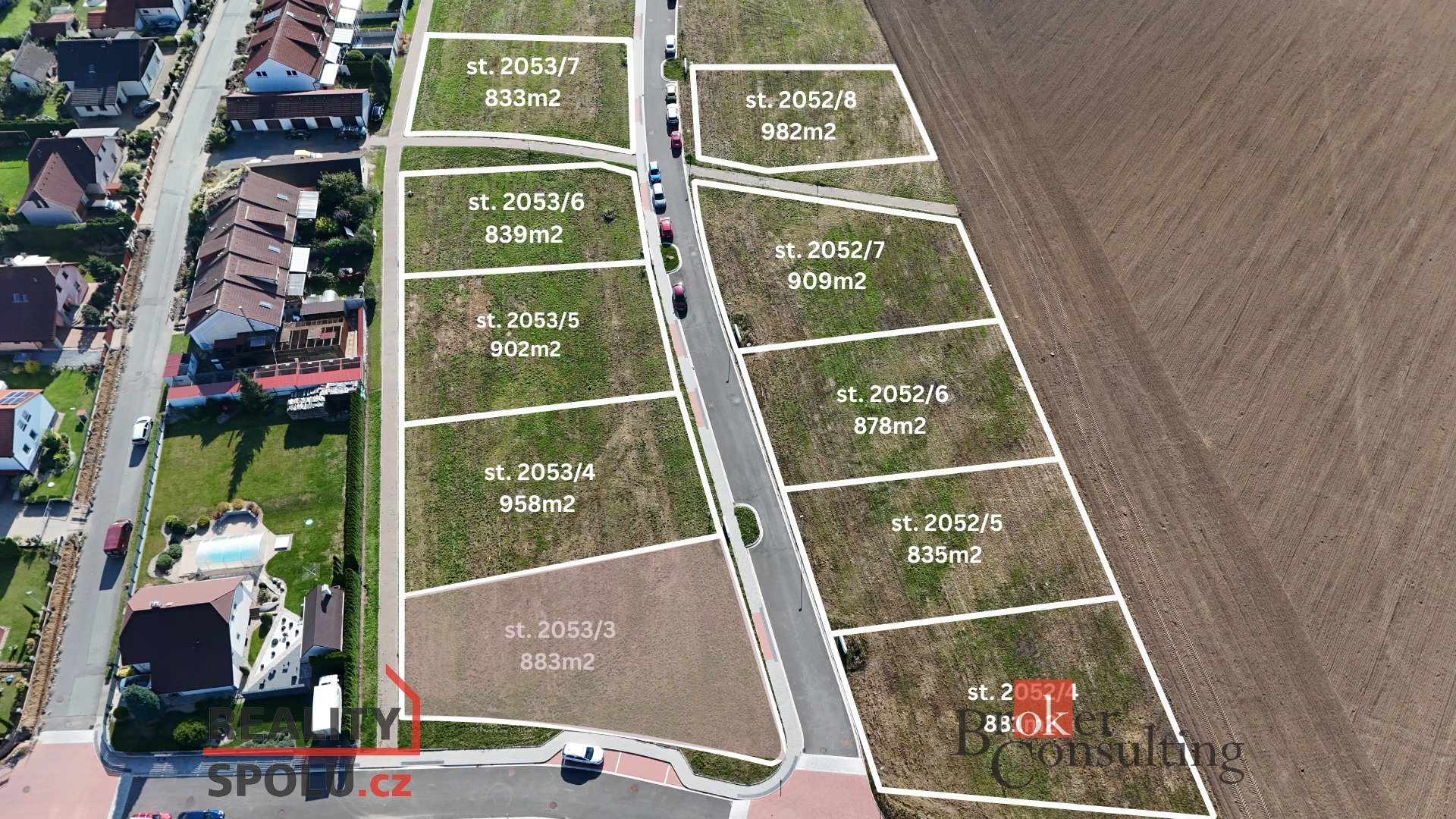 Prodej, pozemky/bydlení, 883 m2, Nasavrky, Chrudim [ID 74490]