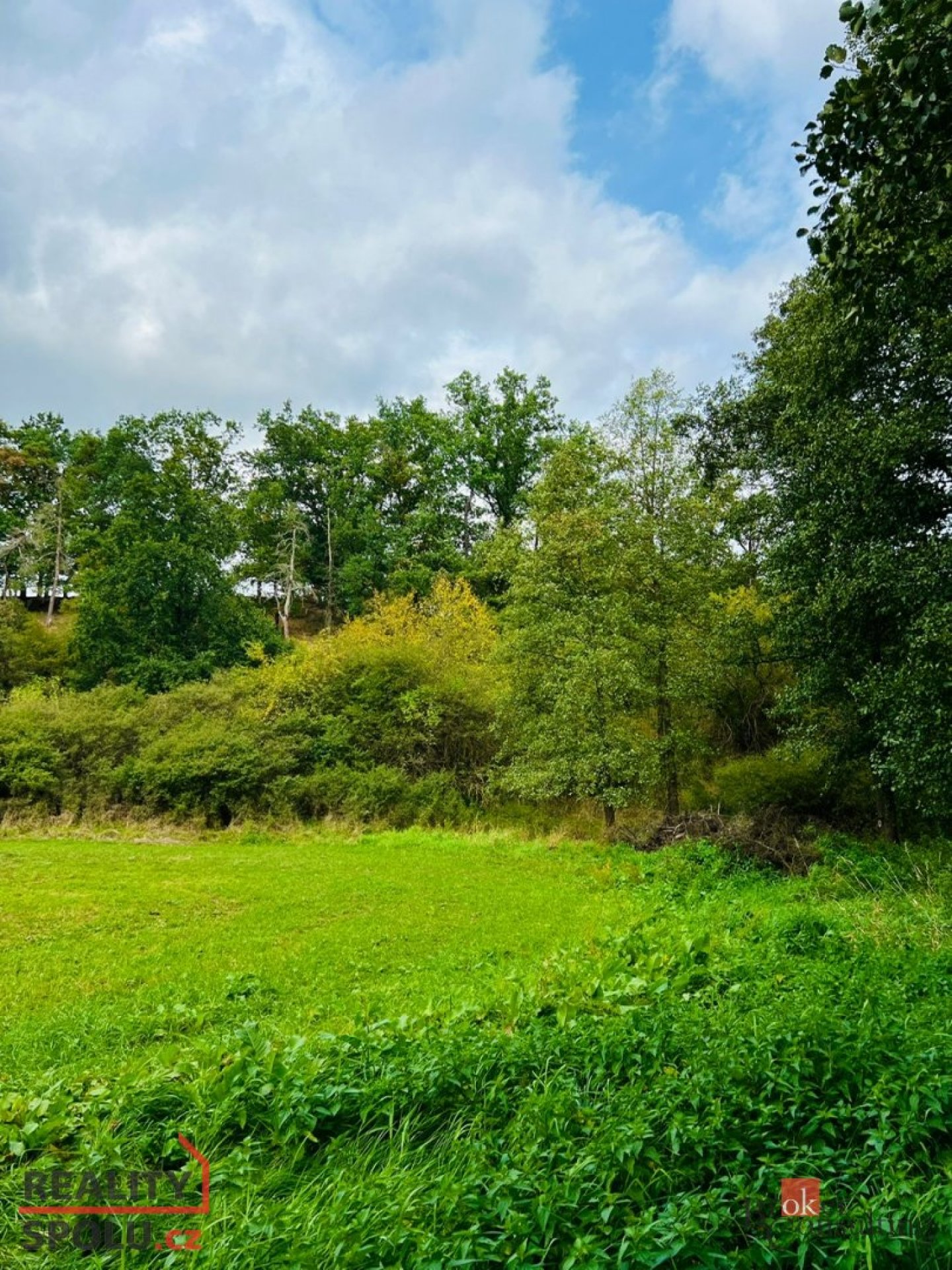 Nádherný pozemek u řeky Kocáby
