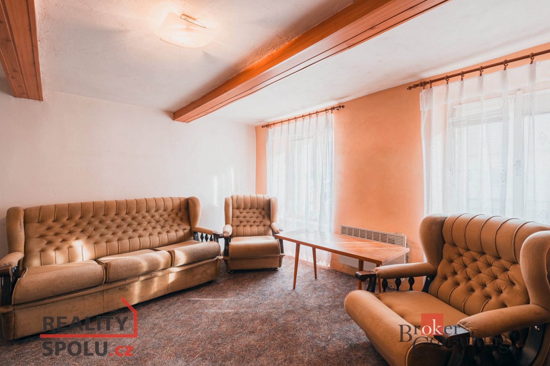 Prodej, rodinný dům 40 m2, pozemek 492 m2, Kožlany